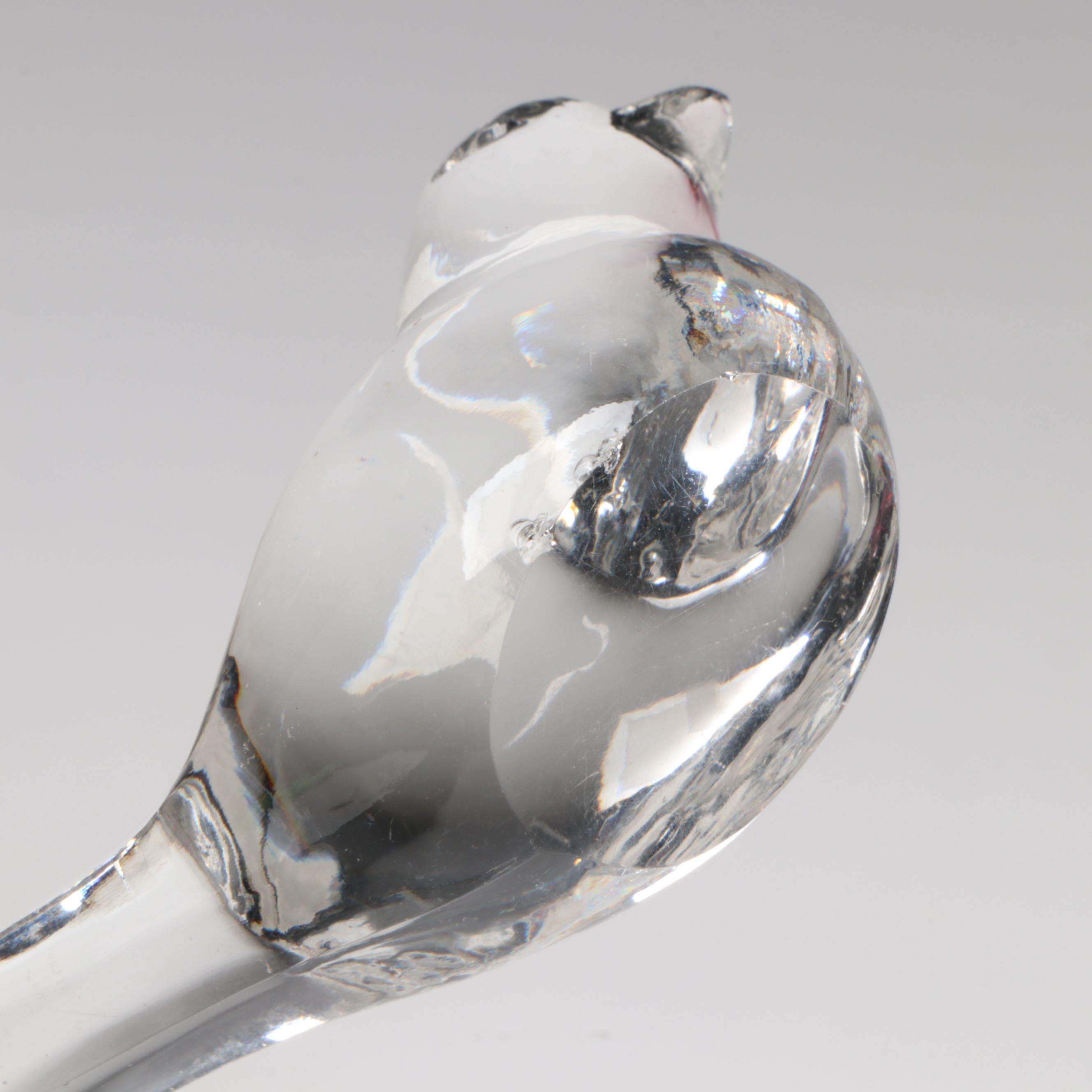 Pilgrim Cranberry Glass Pitcher, Baccarat "Sitting Rabbit" Figurine, and More