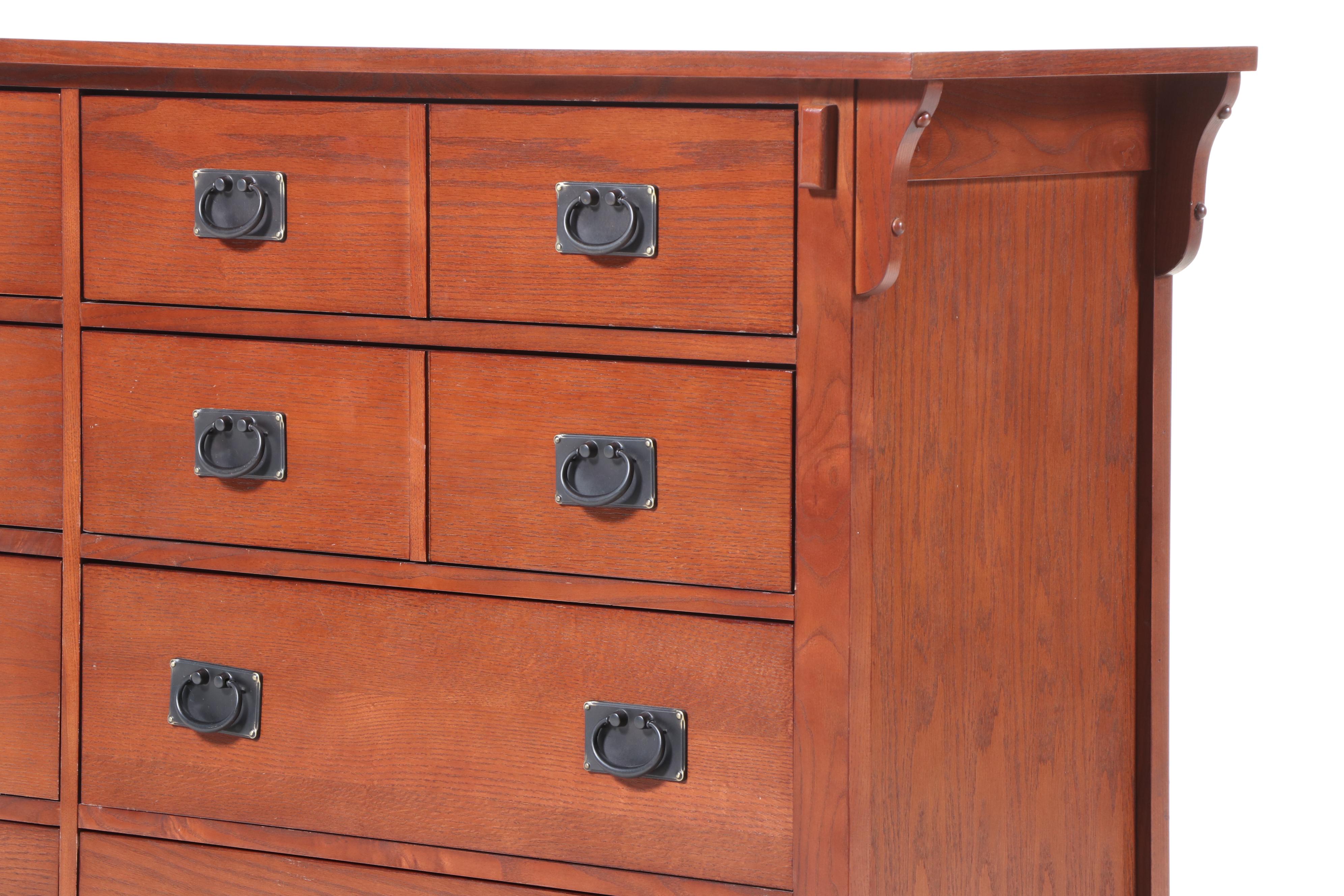 Delsa Muebles Mission Style Oak Chest of Drawers