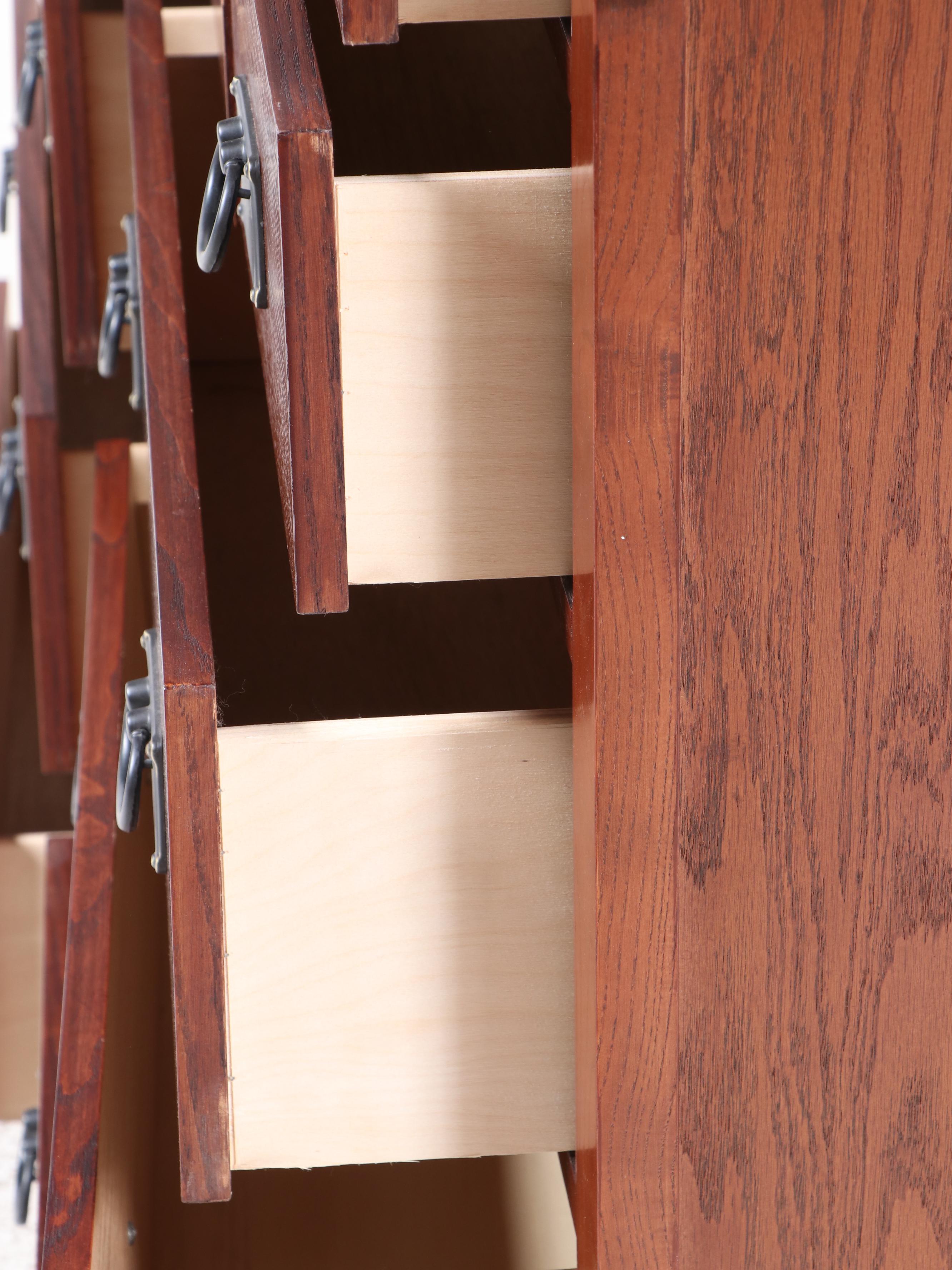 Delsa Muebles Mission Style Oak Chest of Drawers