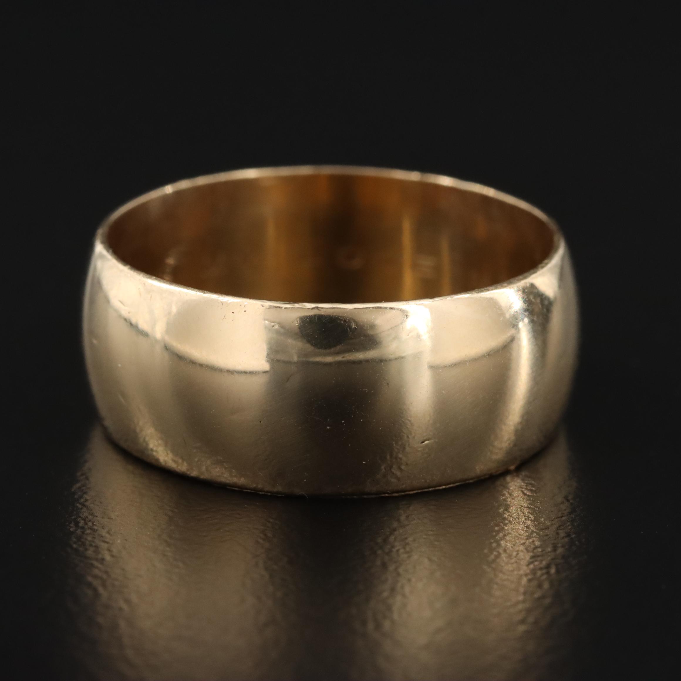 14K Gold Band