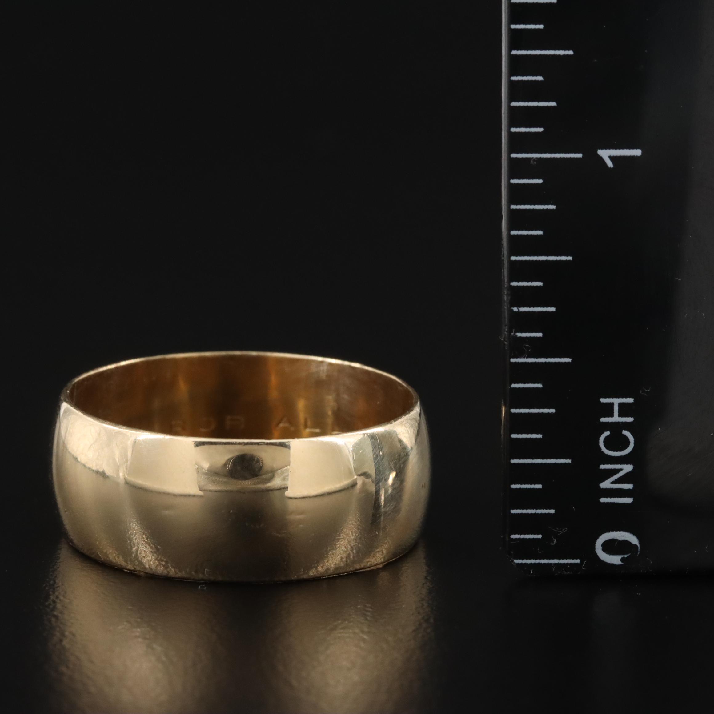 14K Gold Band