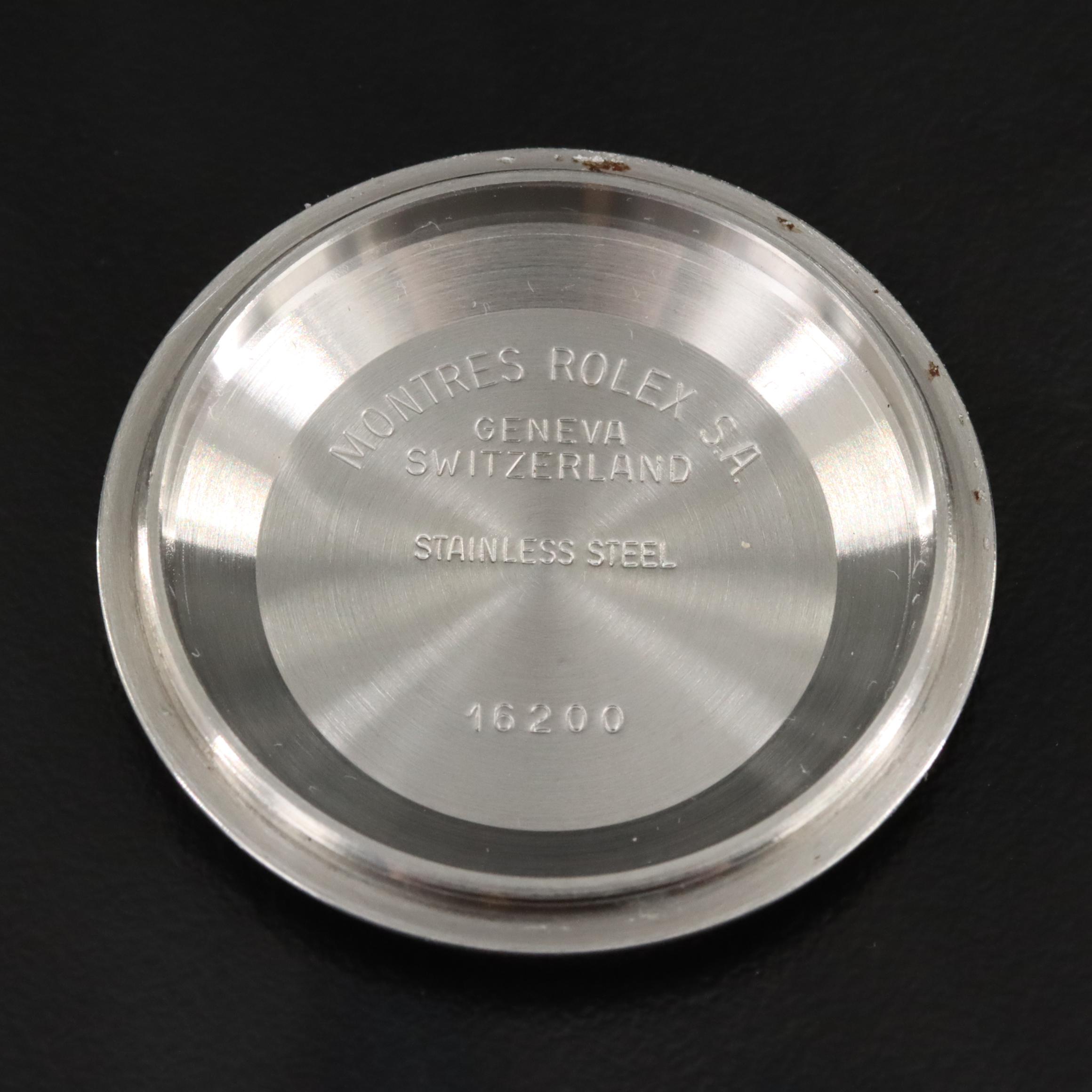 1990 Rolex Tapestry Dial Two-Tone Datejust Watch