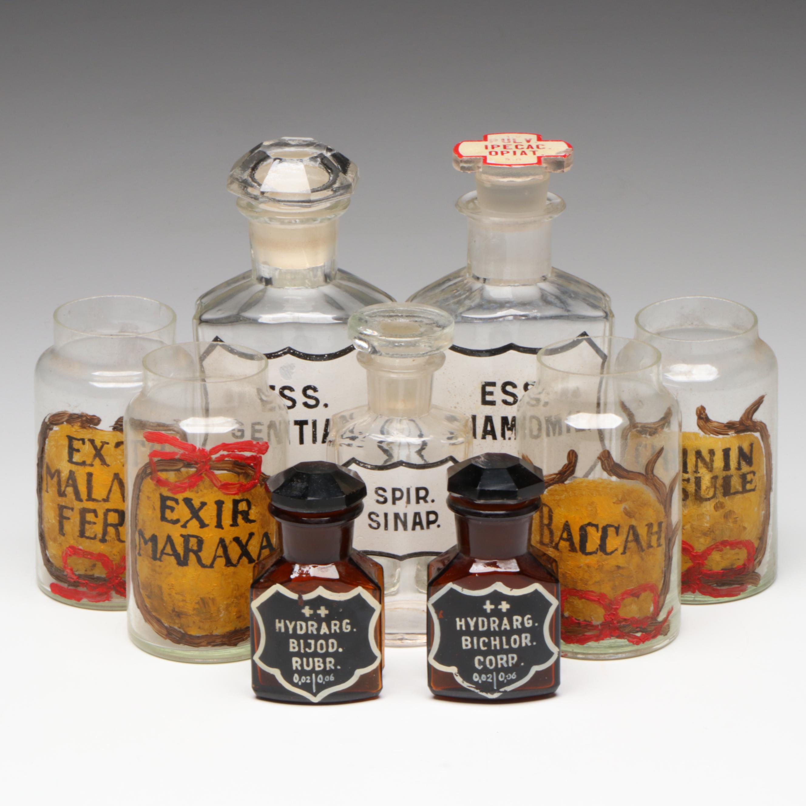 Apothecary Style Bottles and Jars