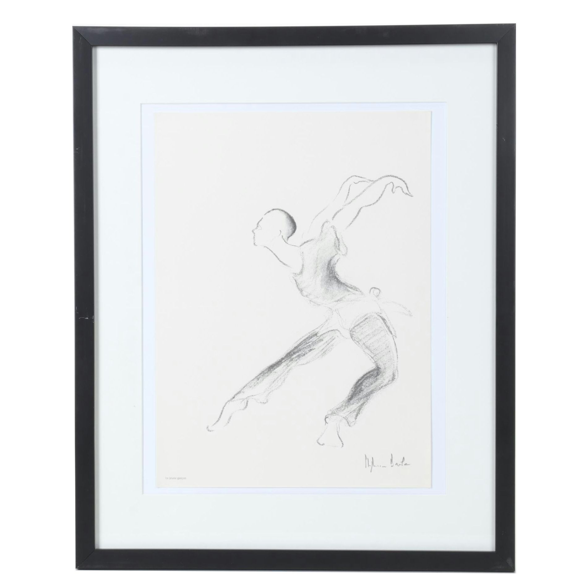 Stéphanie Barba Photogravure "Le Jeune Garcon" from "Le Sace du Printemps"