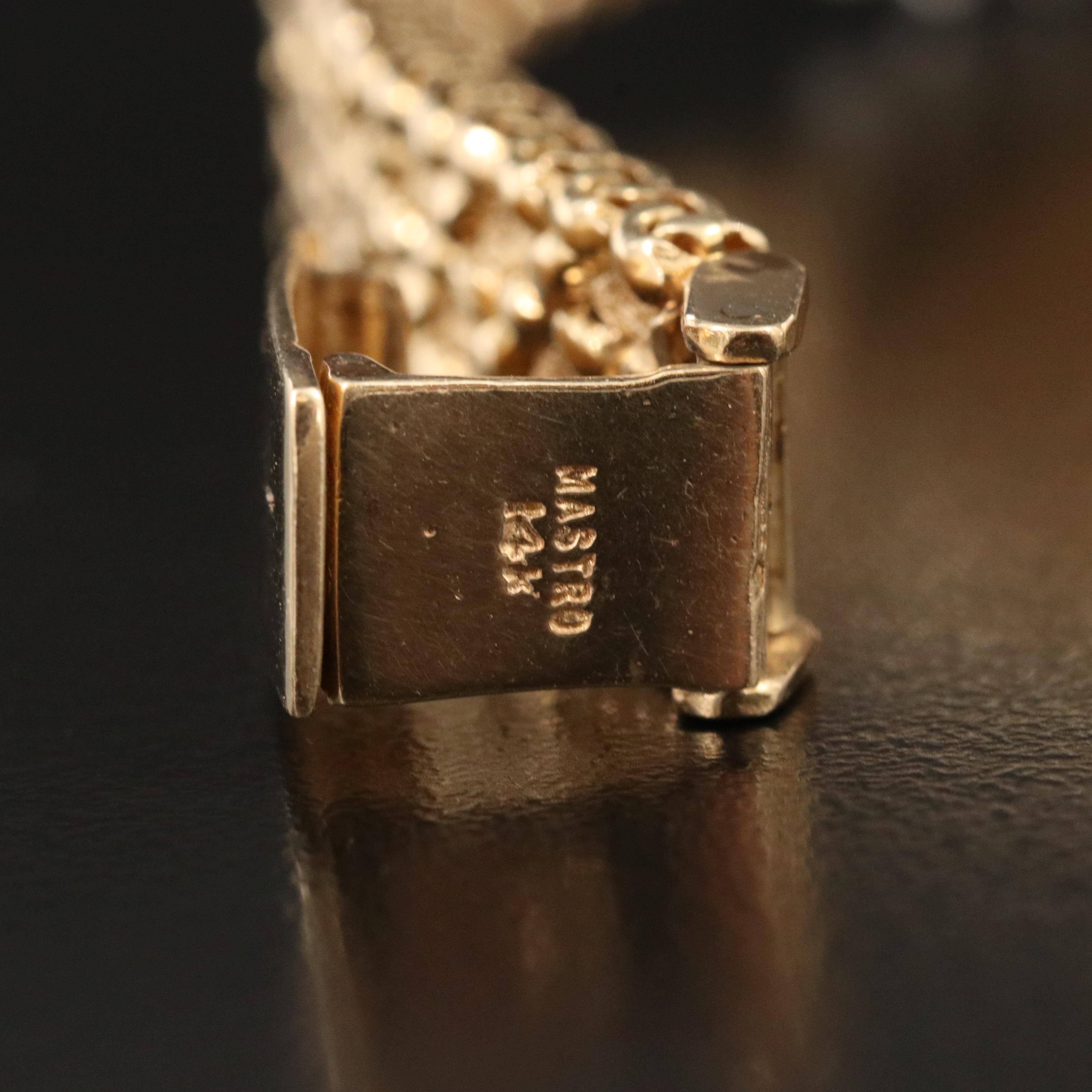 Geneve 14K Gold 1.70 CTW Diamond Quartz Watch