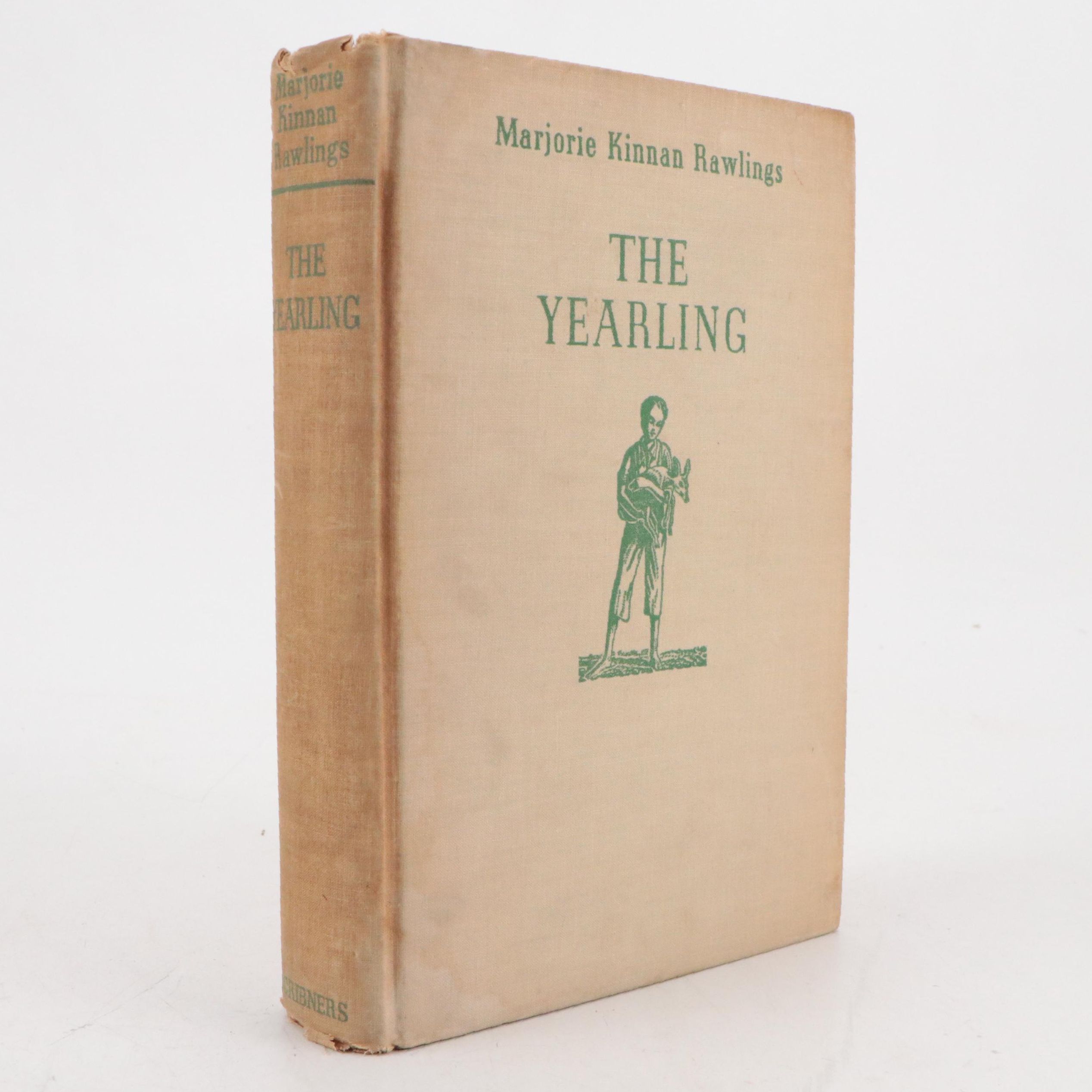 First Edition "The Yearling" by Marjorie Kinnan Rawlings, 1958