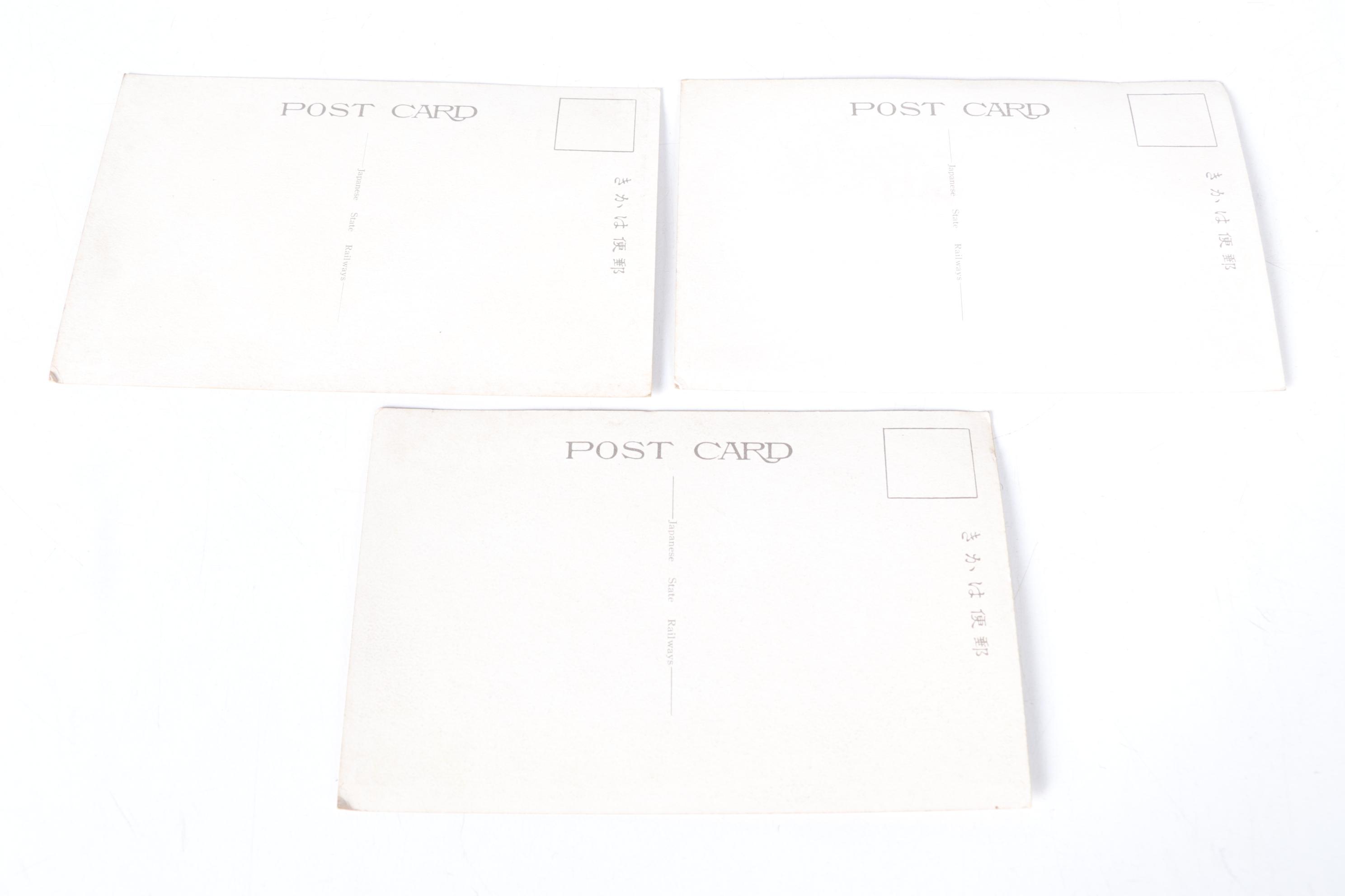 Japanese Postcards of Mt. Fuji, Nara Park & More, Early 20th Century