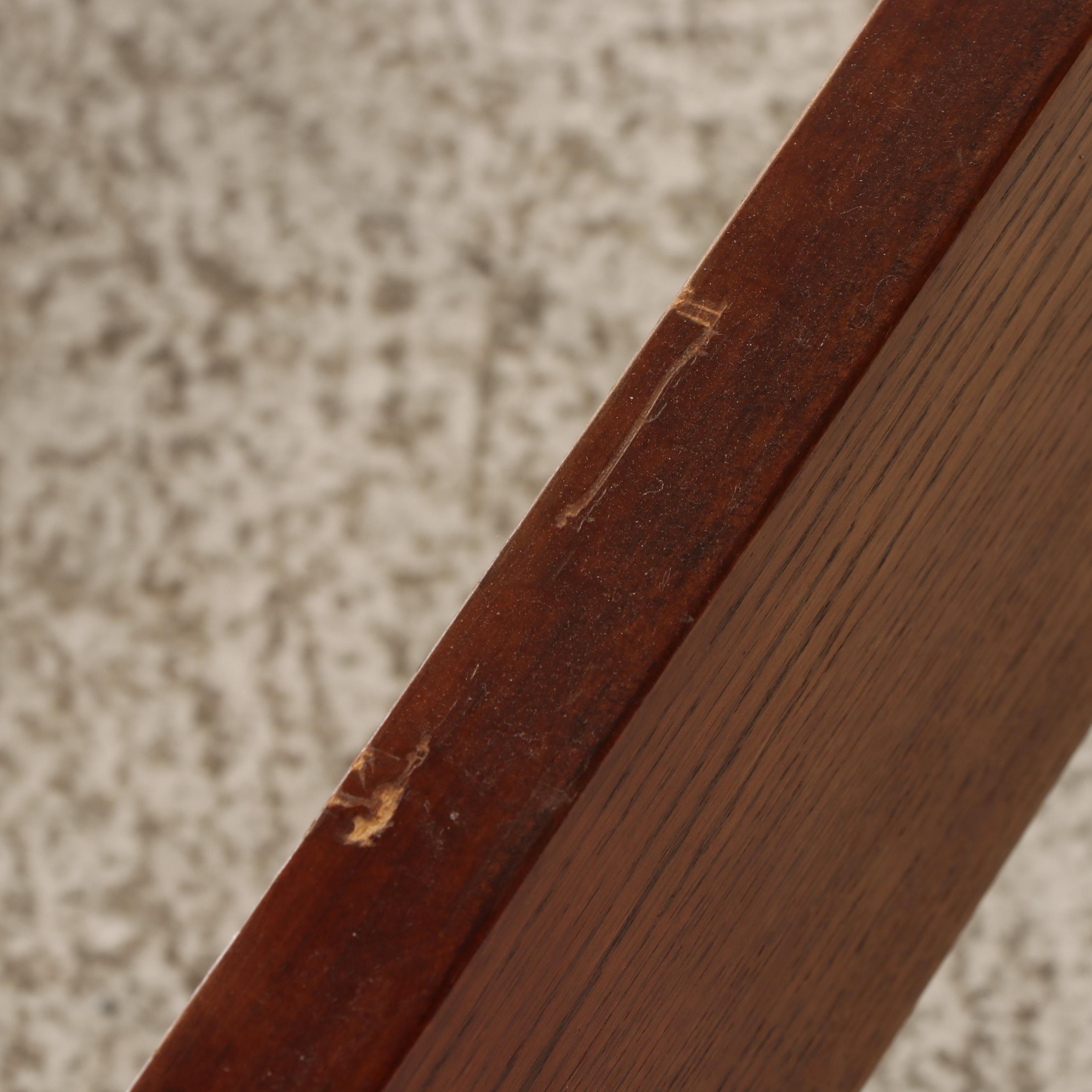 Delsa Muebles Mission Style Oak Veneer Queen Bed Frame