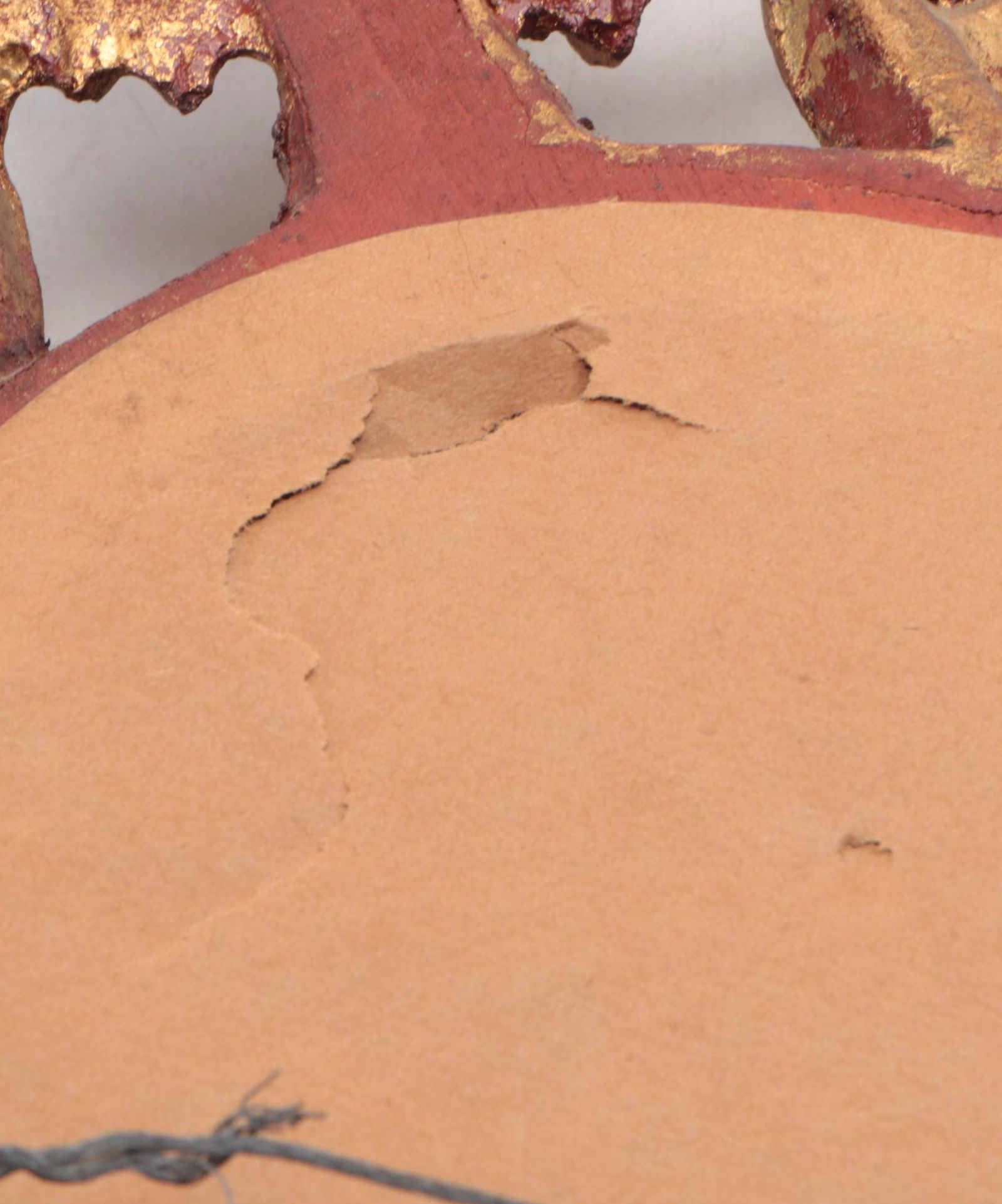 VIctorian Style Cast Metal Vanity Mirror on Marble Base and Gilt Wood Mirror