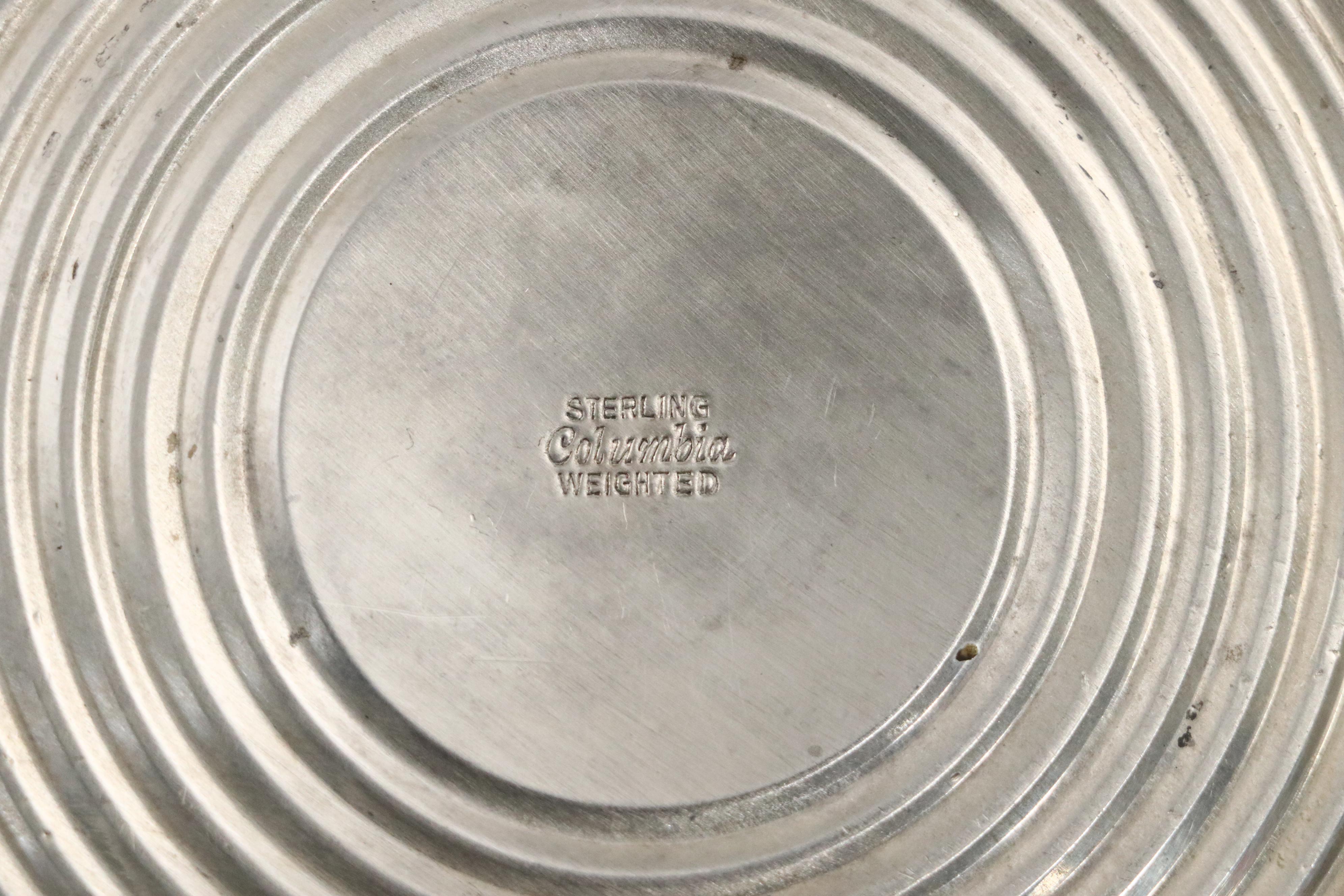 Gorham and Other American Weighted Sterling Silver Candle Holders, Mid-20th C.