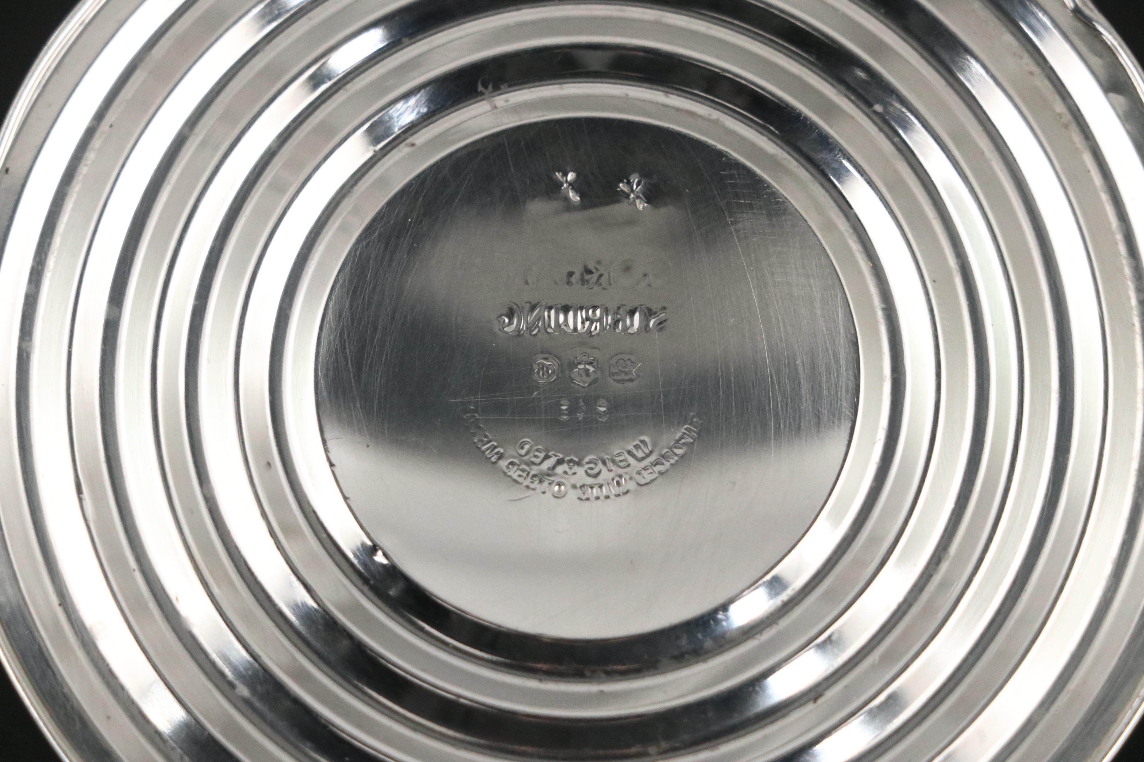 Gorham and Other American Weighted Sterling Silver Candle Holders, Mid-20th C.