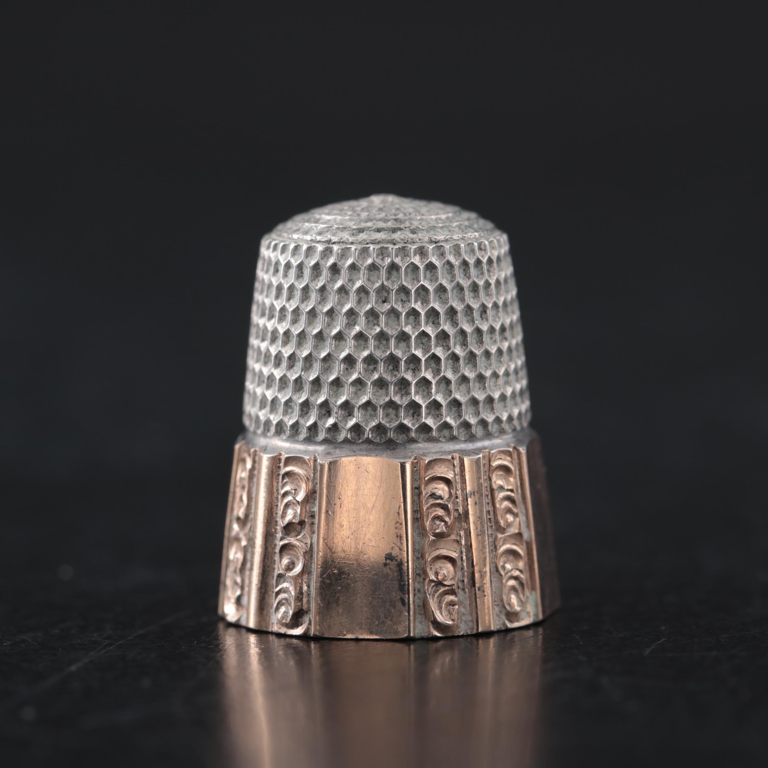 Simons Brothers and Ketcham & McDougall Sterling Silver Thimbles