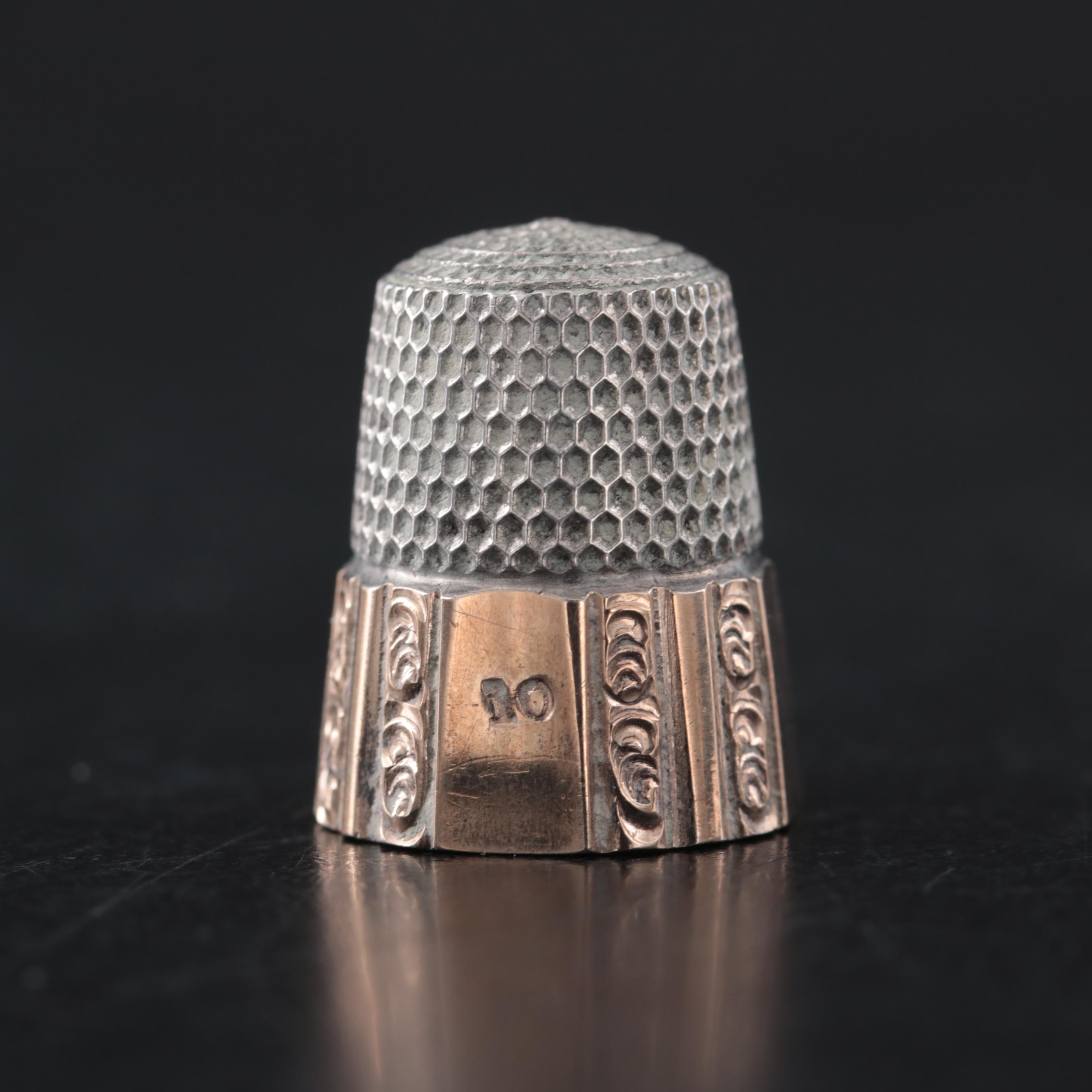 Simons Brothers and Ketcham & McDougall Sterling Silver Thimbles