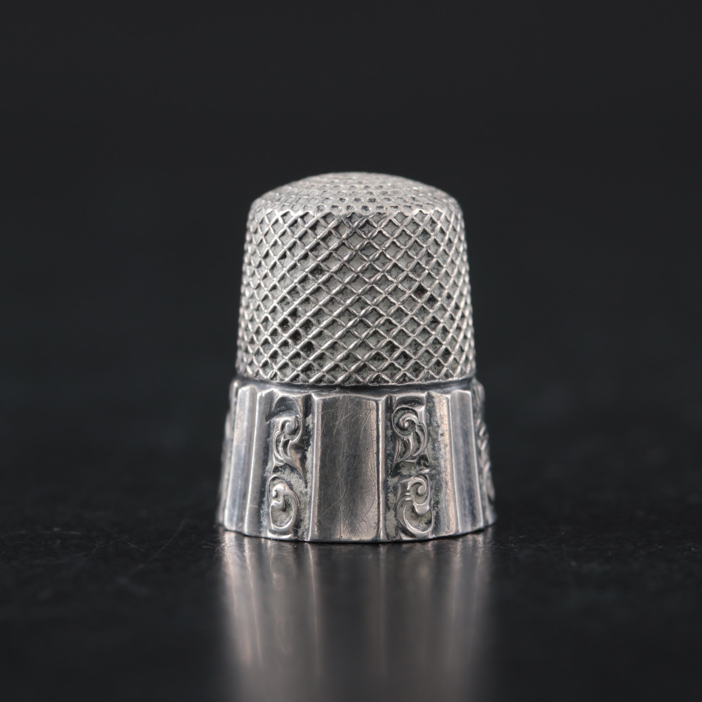 Simons Brothers and Ketcham & McDougall Sterling Silver Thimbles