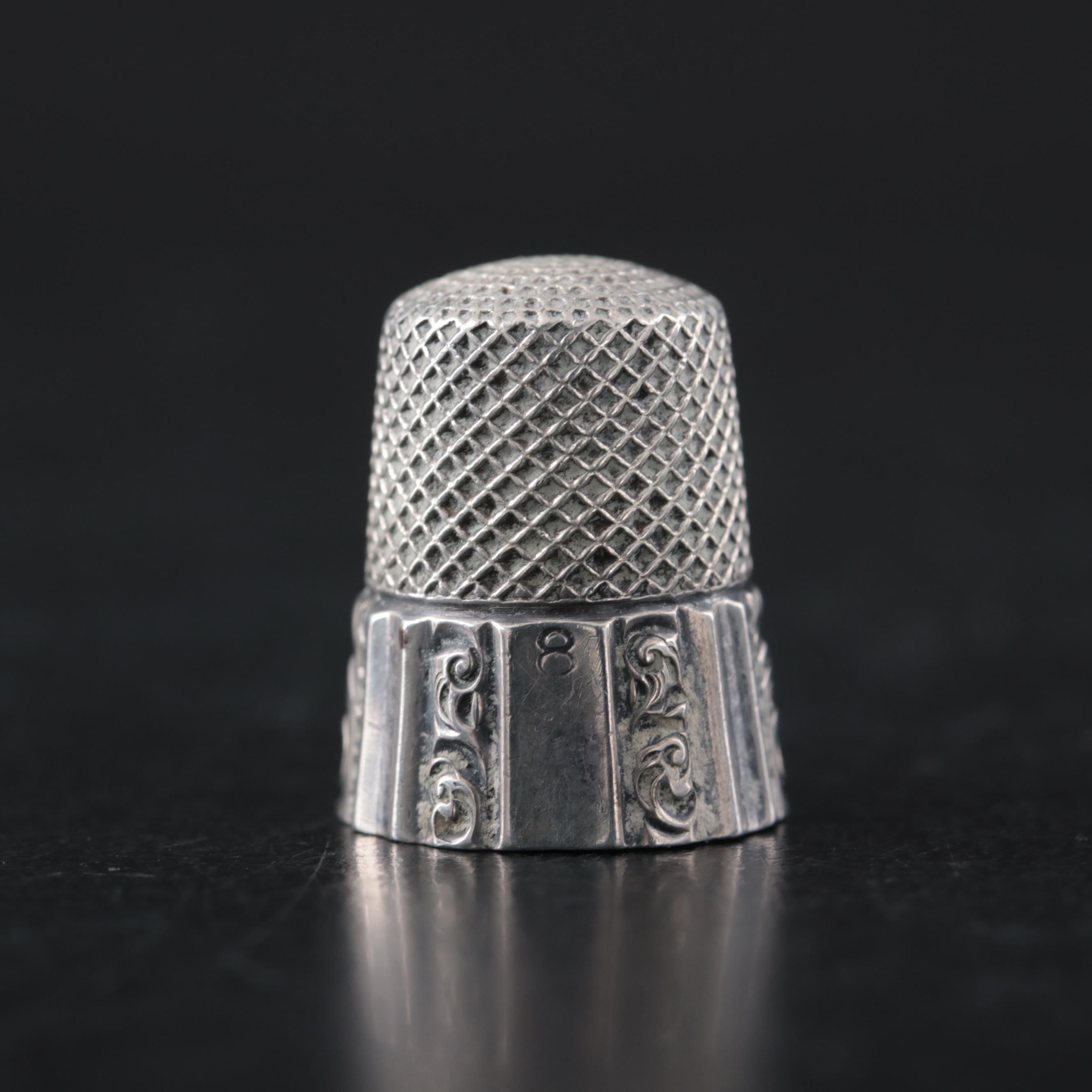 Simons Brothers and Ketcham & McDougall Sterling Silver Thimbles