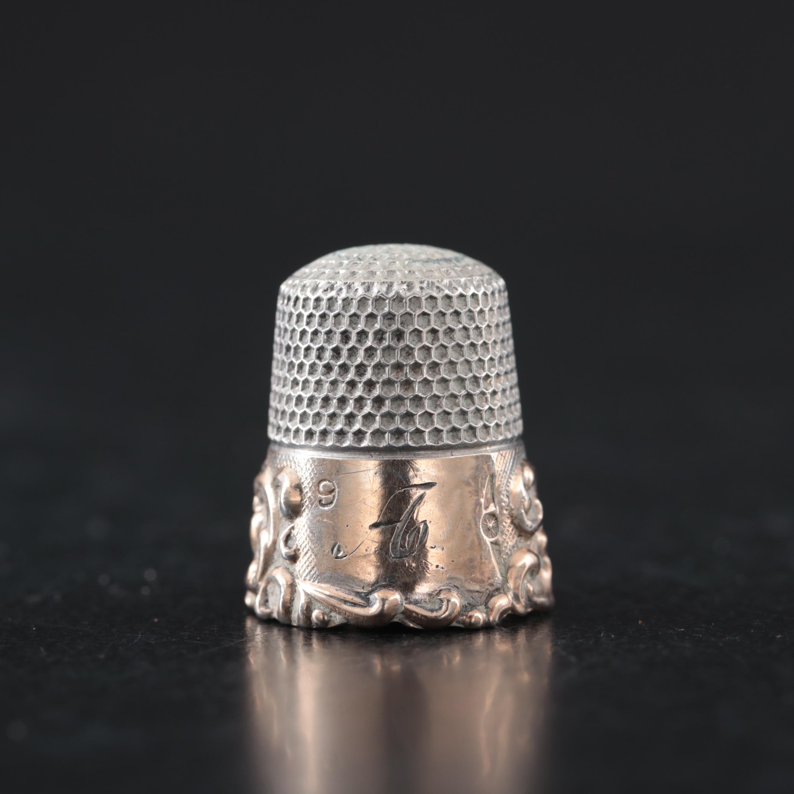 Simons Brothers and Ketcham & McDougall Sterling Silver Thimbles