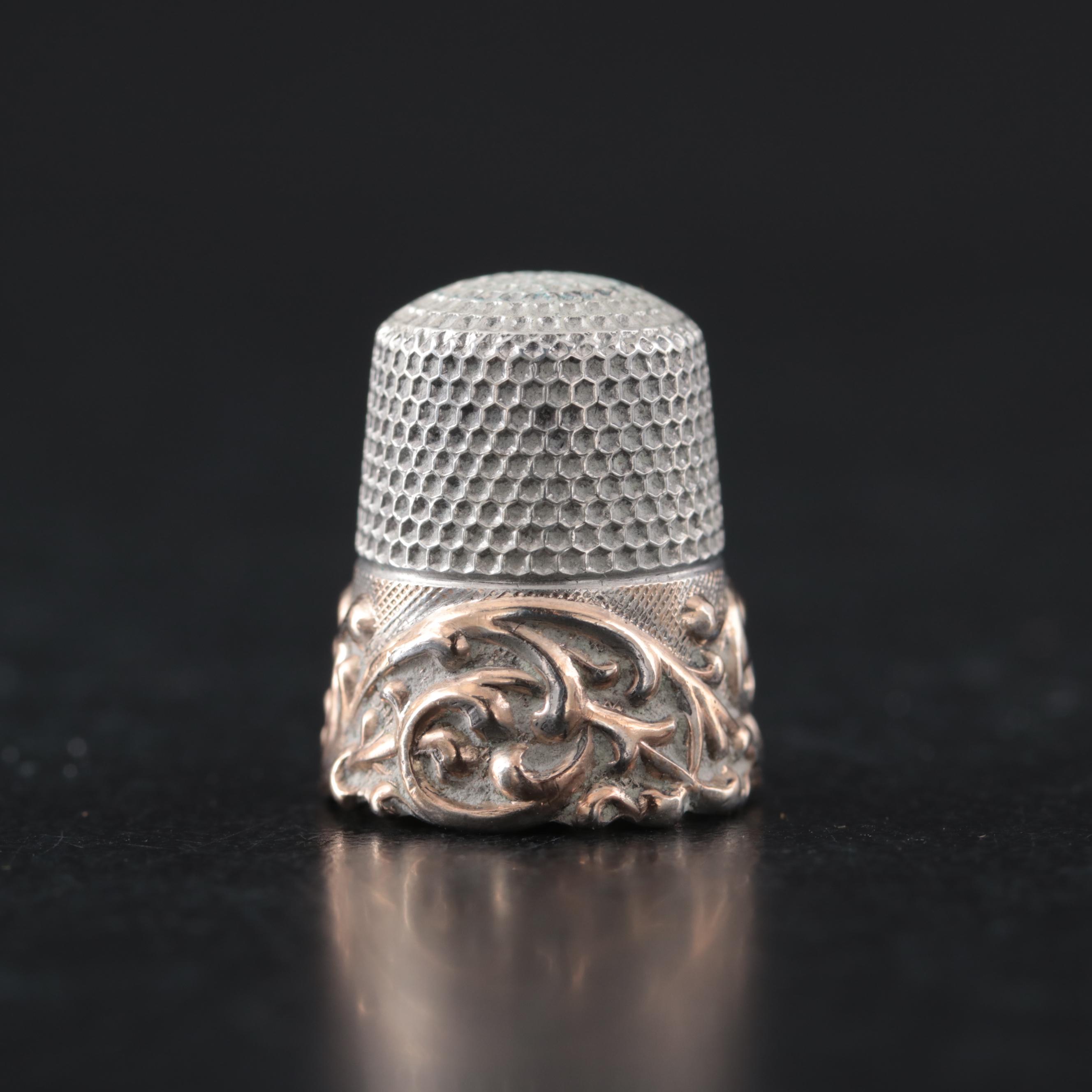 Simons Brothers and Ketcham & McDougall Sterling Silver Thimbles