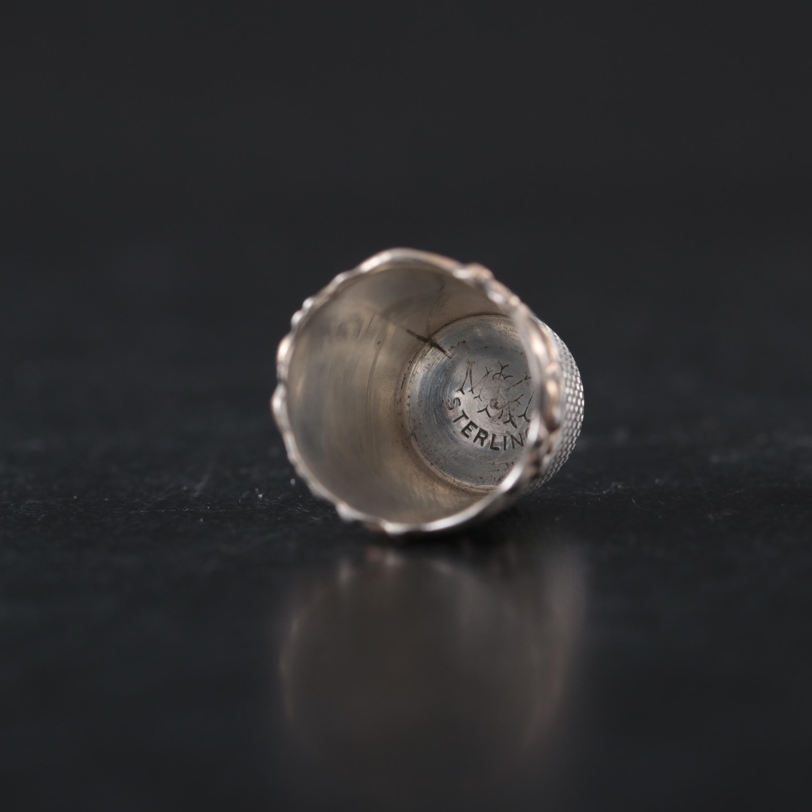 Simons Brothers and Ketcham & McDougall Sterling Silver Thimbles