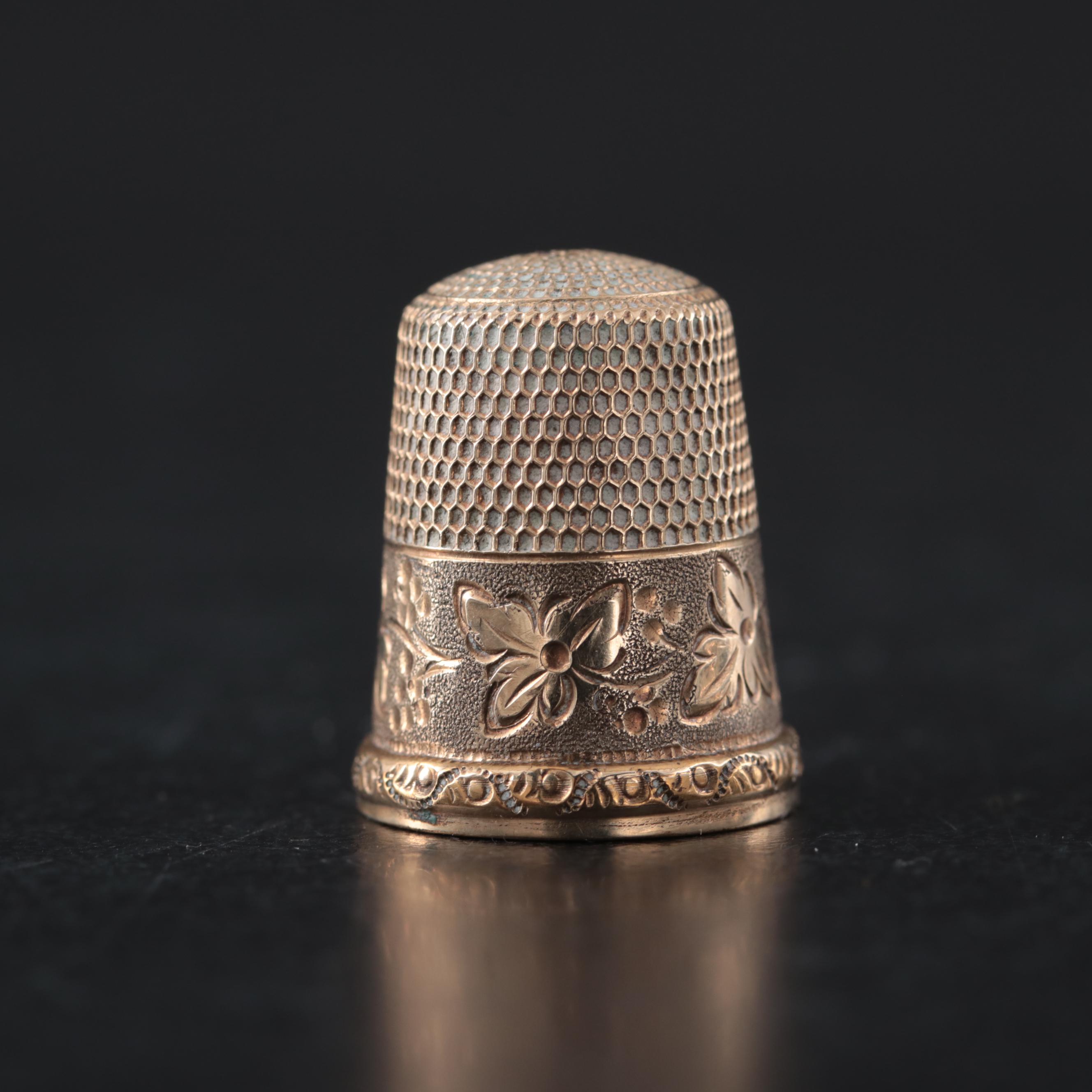 Simons Brothers and Ketcham & McDougall Sterling Silver Thimbles