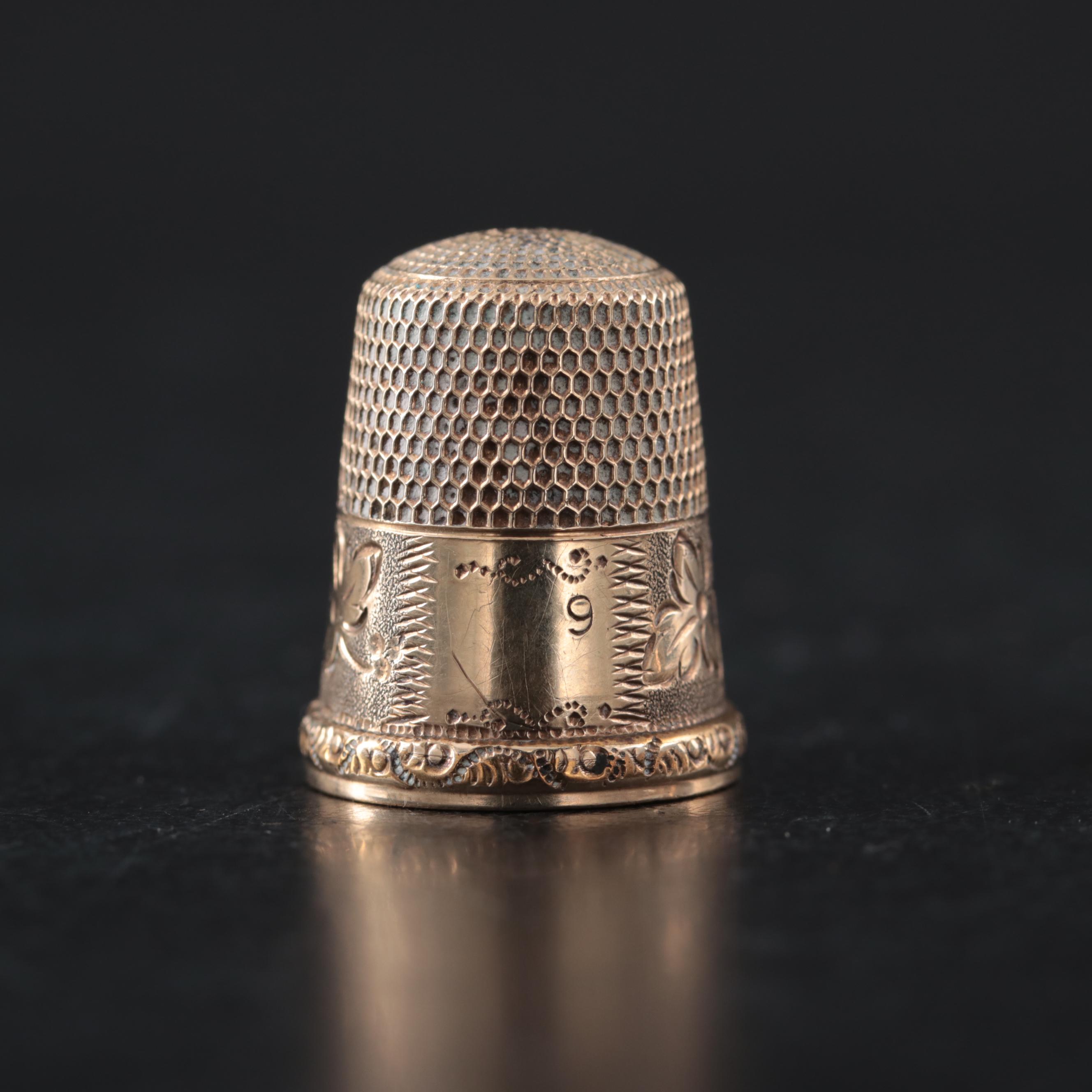 Simons Brothers and Ketcham & McDougall Sterling Silver Thimbles