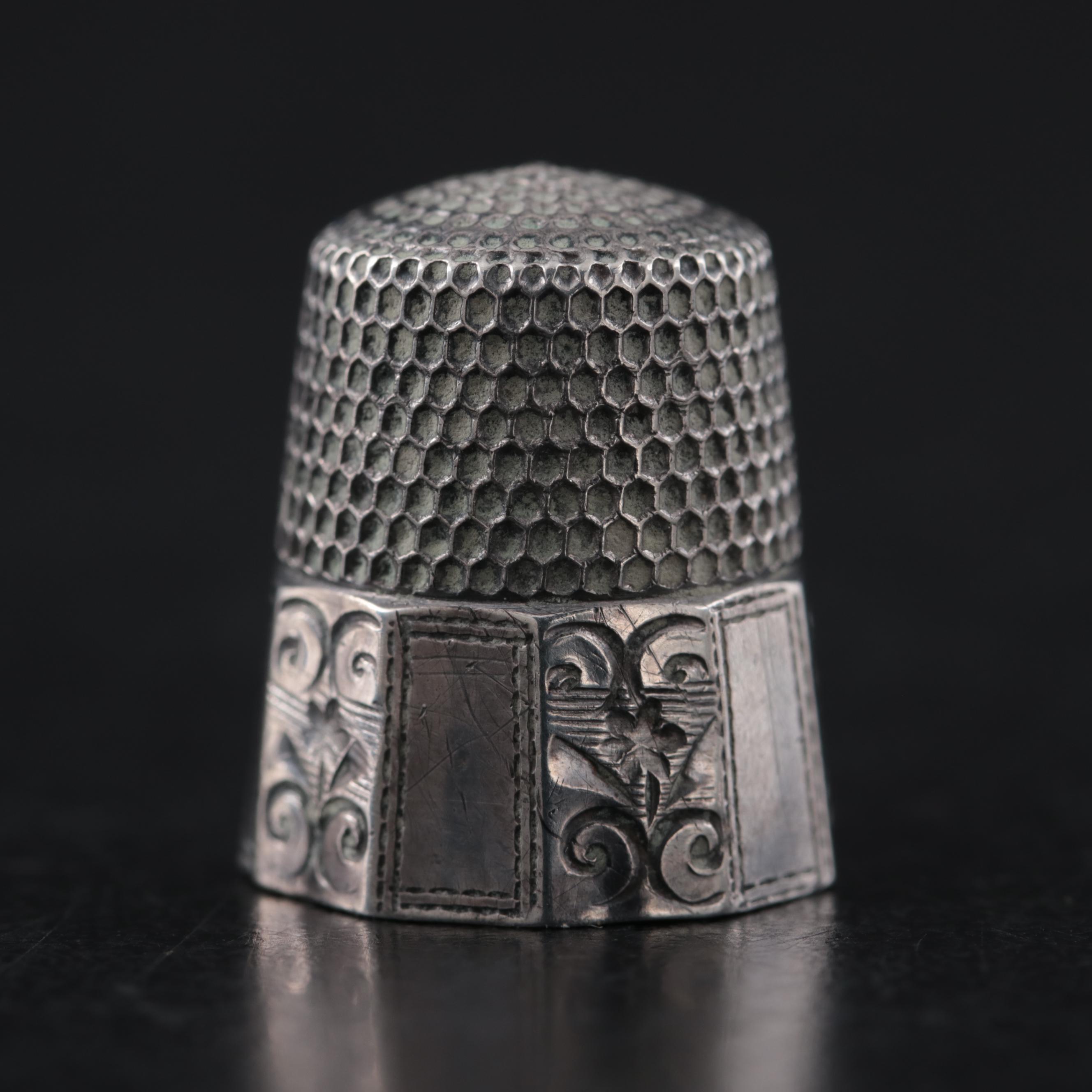 Simons Brothers and Ketcham & McDougall Sterling Silver Thimbles