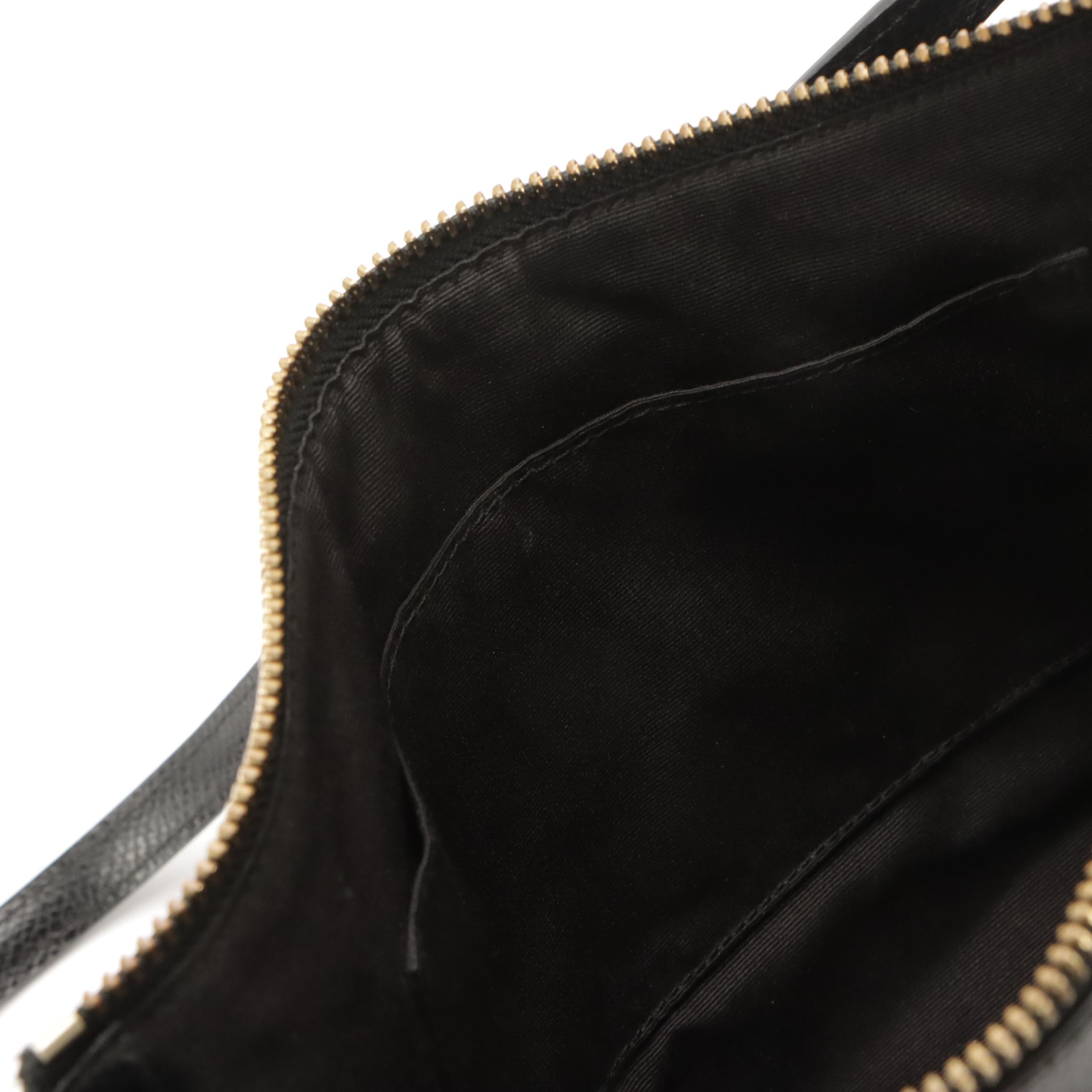 Coach Signature File Bag, Black Leather East West Pop Crossbody, Park Violet Bag