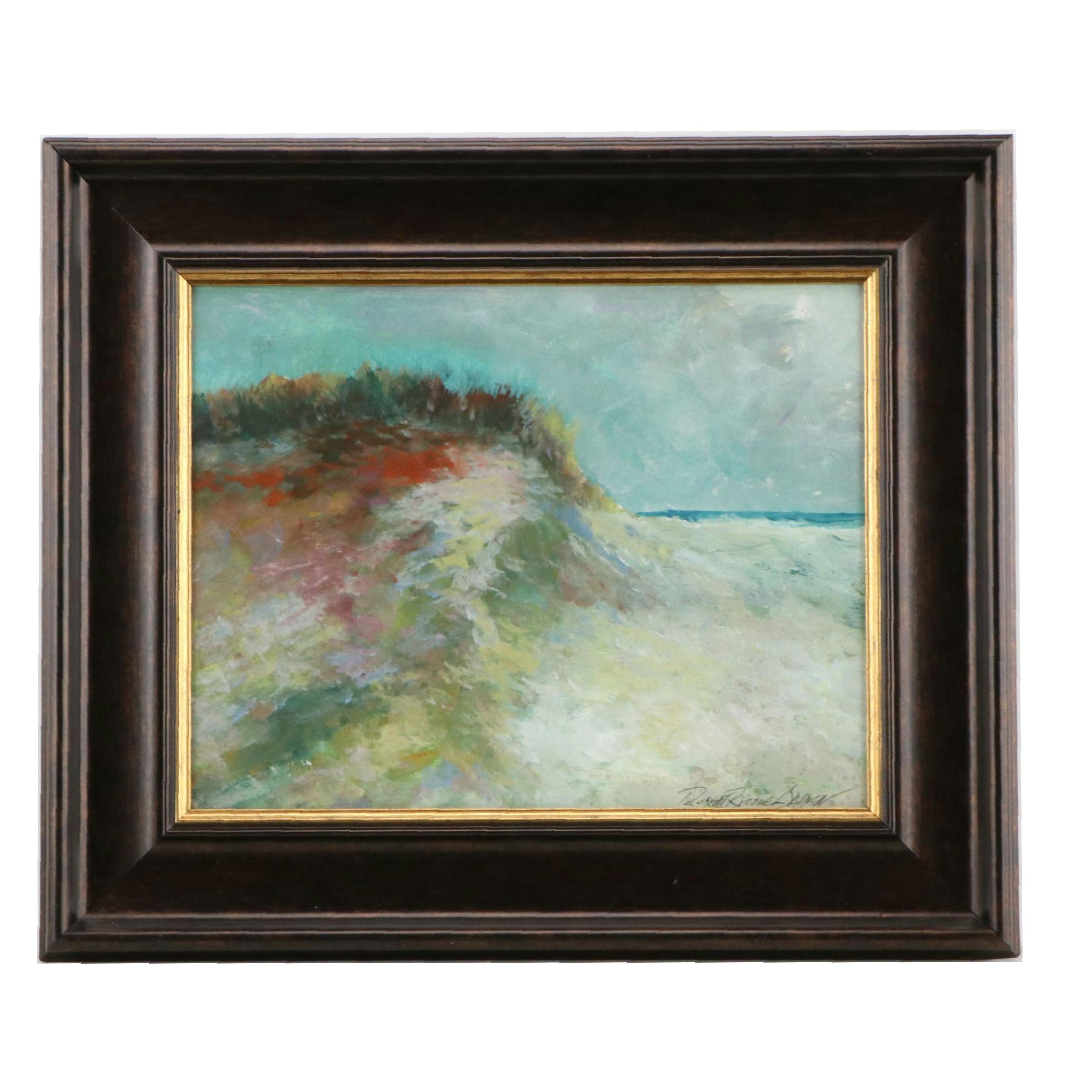 Robert Riddle-Baker Landscape Oil Painting "The Dunes of Time," 2024