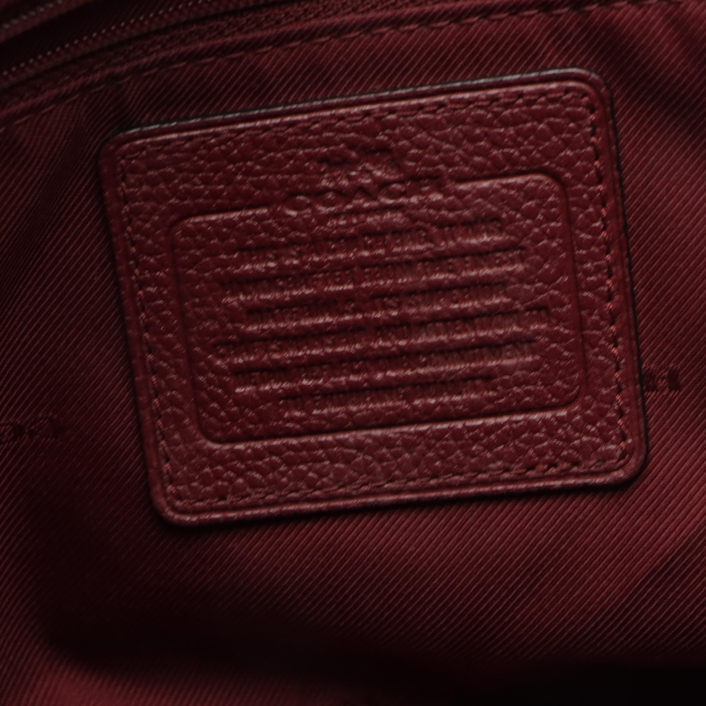 Coach Signature Mini Boston Bag, Burgundy Leather Edie Bag & Chalk Mini Carryall