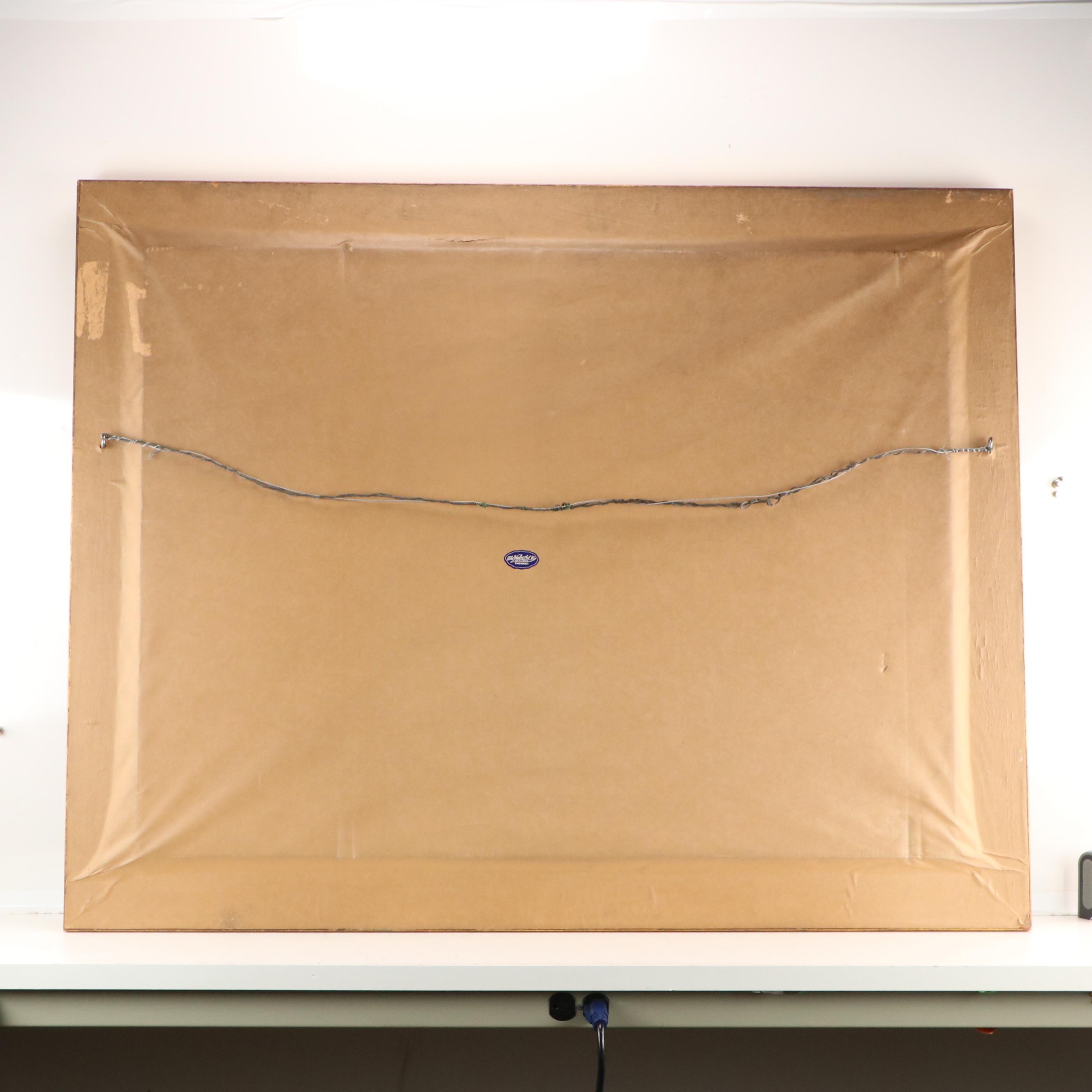 Oil Painting After Gabriel Cornelius Ritter von Max "The Lion's Bride," 1904