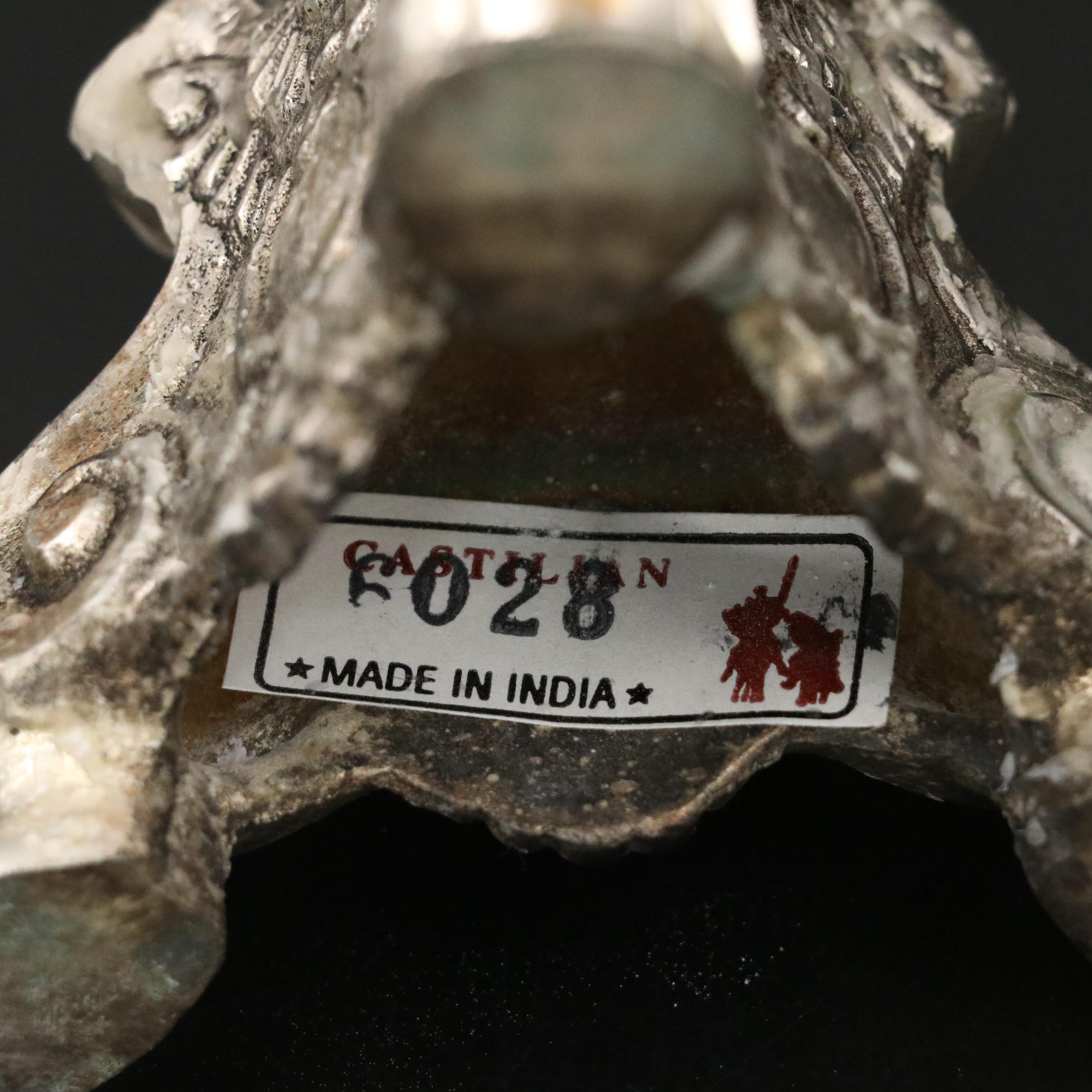 Baroque Silver Plate Altar Style Candle Prickets and Oval Centerpiece Bowl