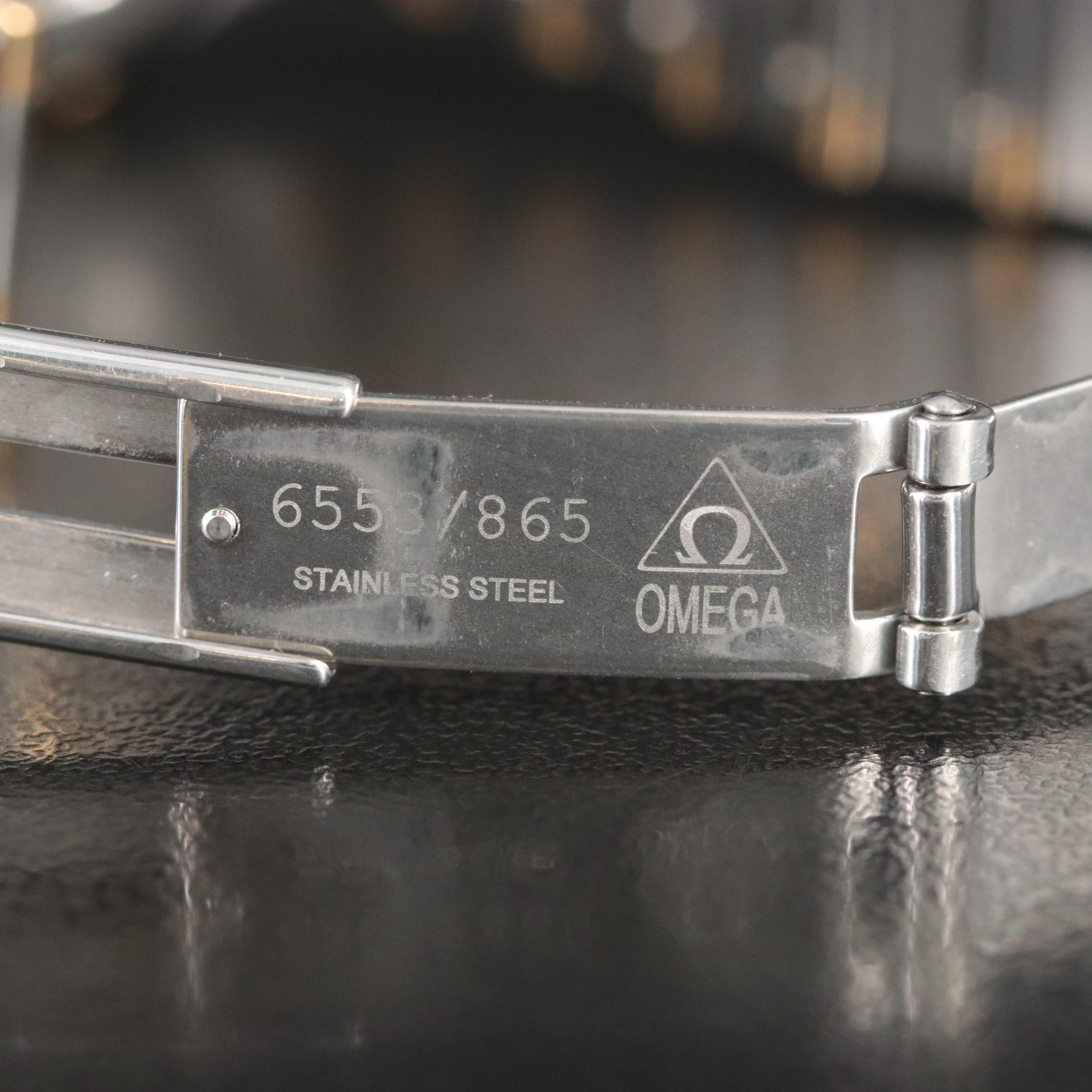 Omega Constellation 18K and Stainless Steel Quartz Watch