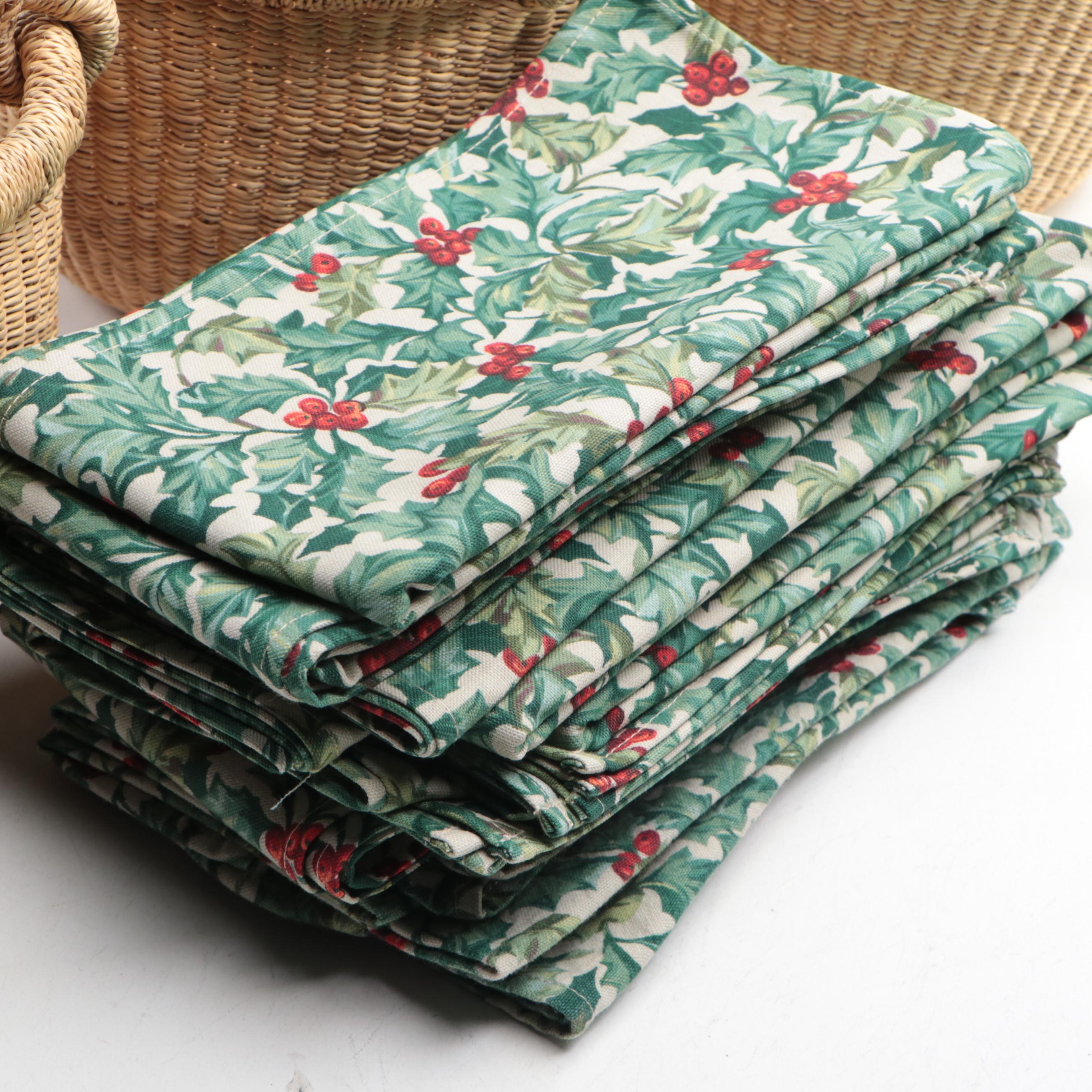 Longaberger and Other Baskets and Linens