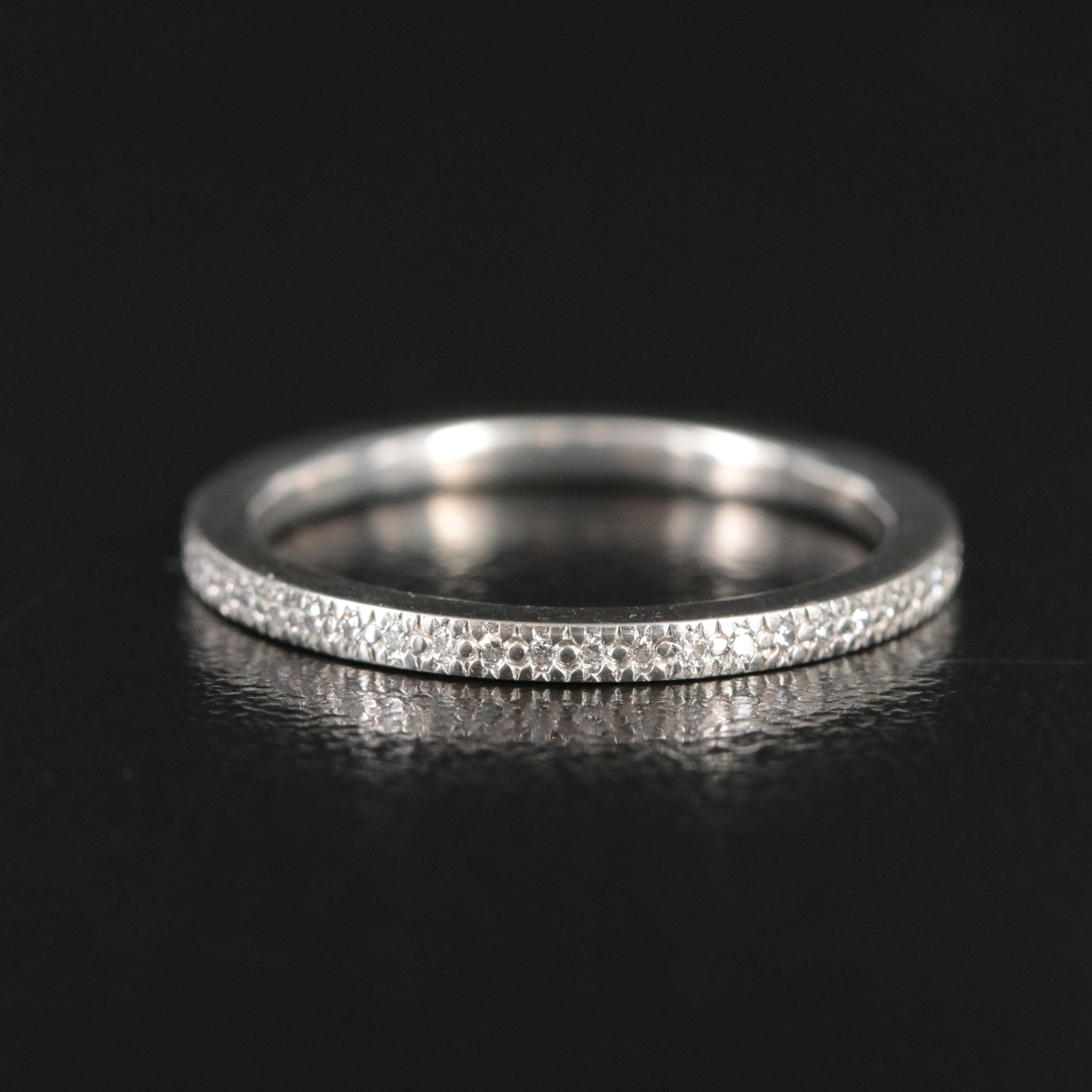 Tiffany & Co. Platinum Diamond Eternity Band