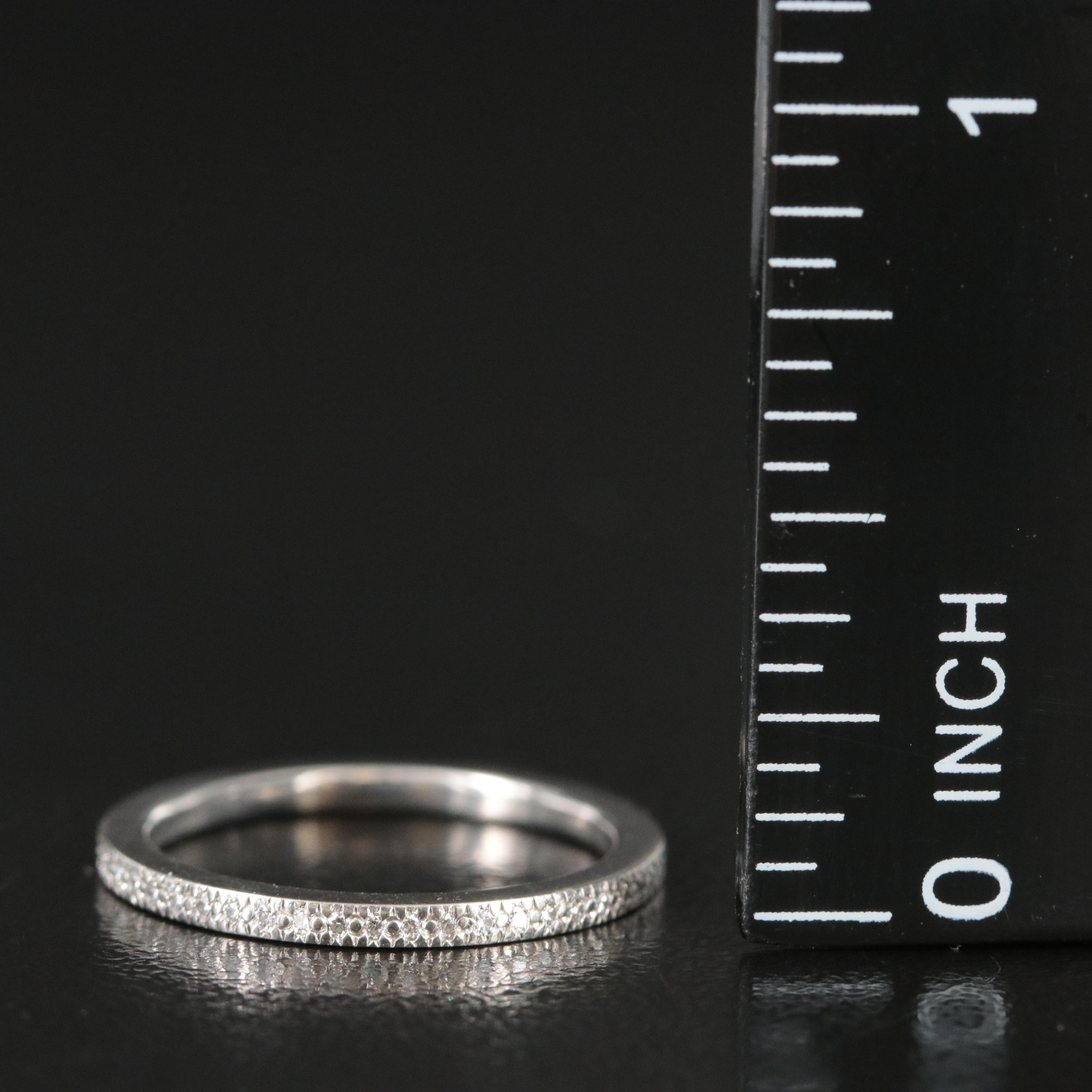 Tiffany & Co. Platinum Diamond Eternity Band