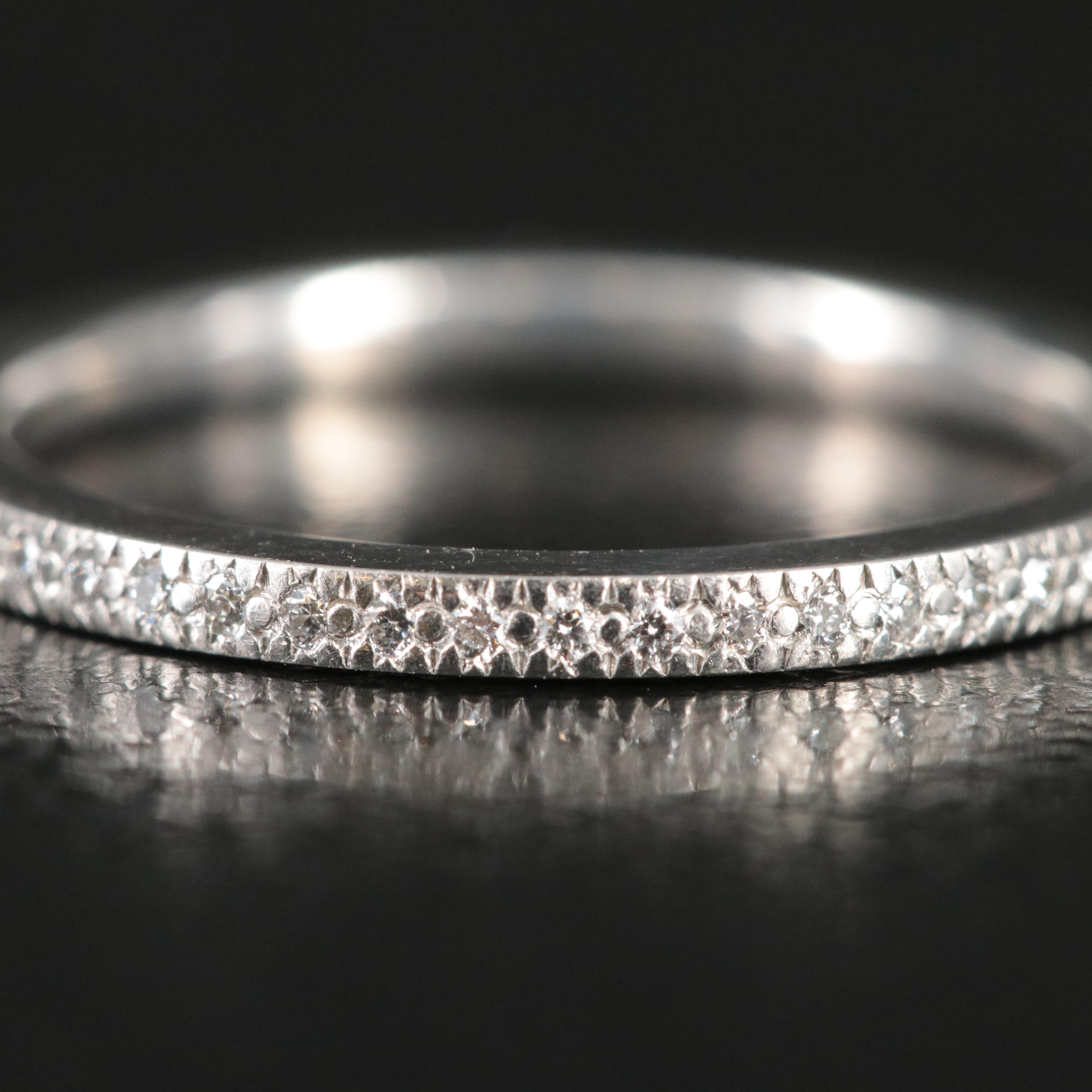 Tiffany & Co. Platinum Diamond Eternity Band
