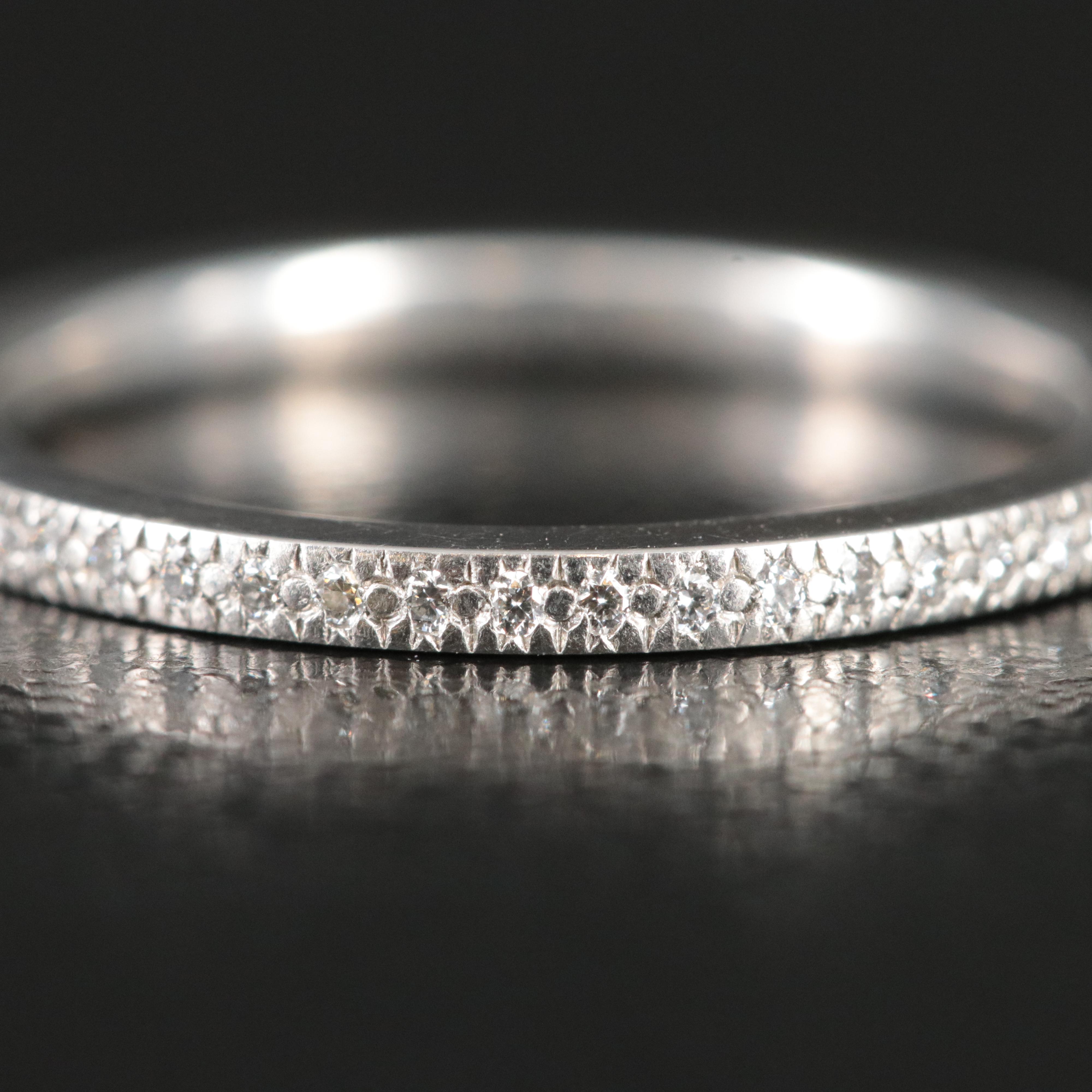 Tiffany & Co. Platinum Diamond Eternity Band