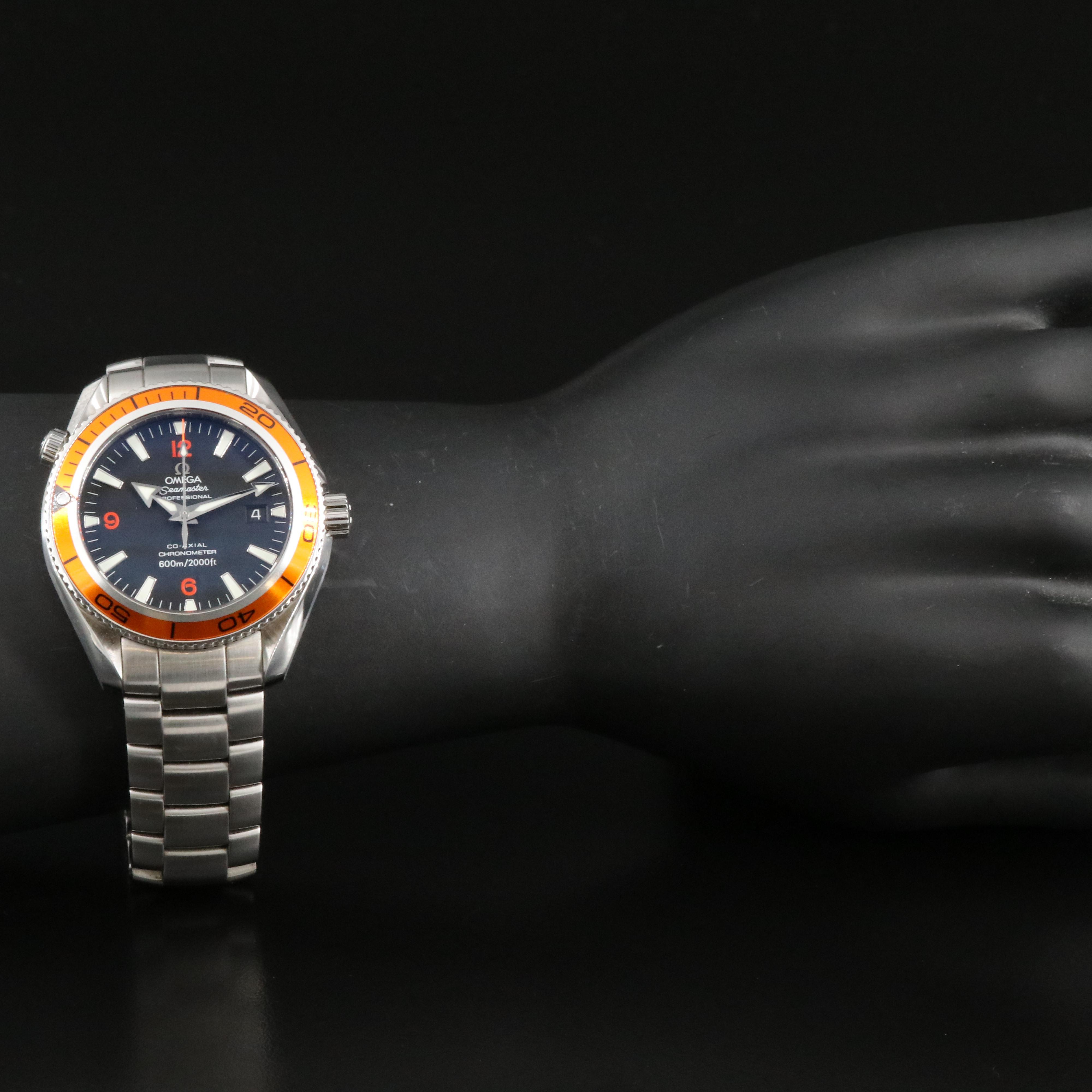 Omega Seamaster Planet Ocean Orange 42 MM Steel Automatic Watch