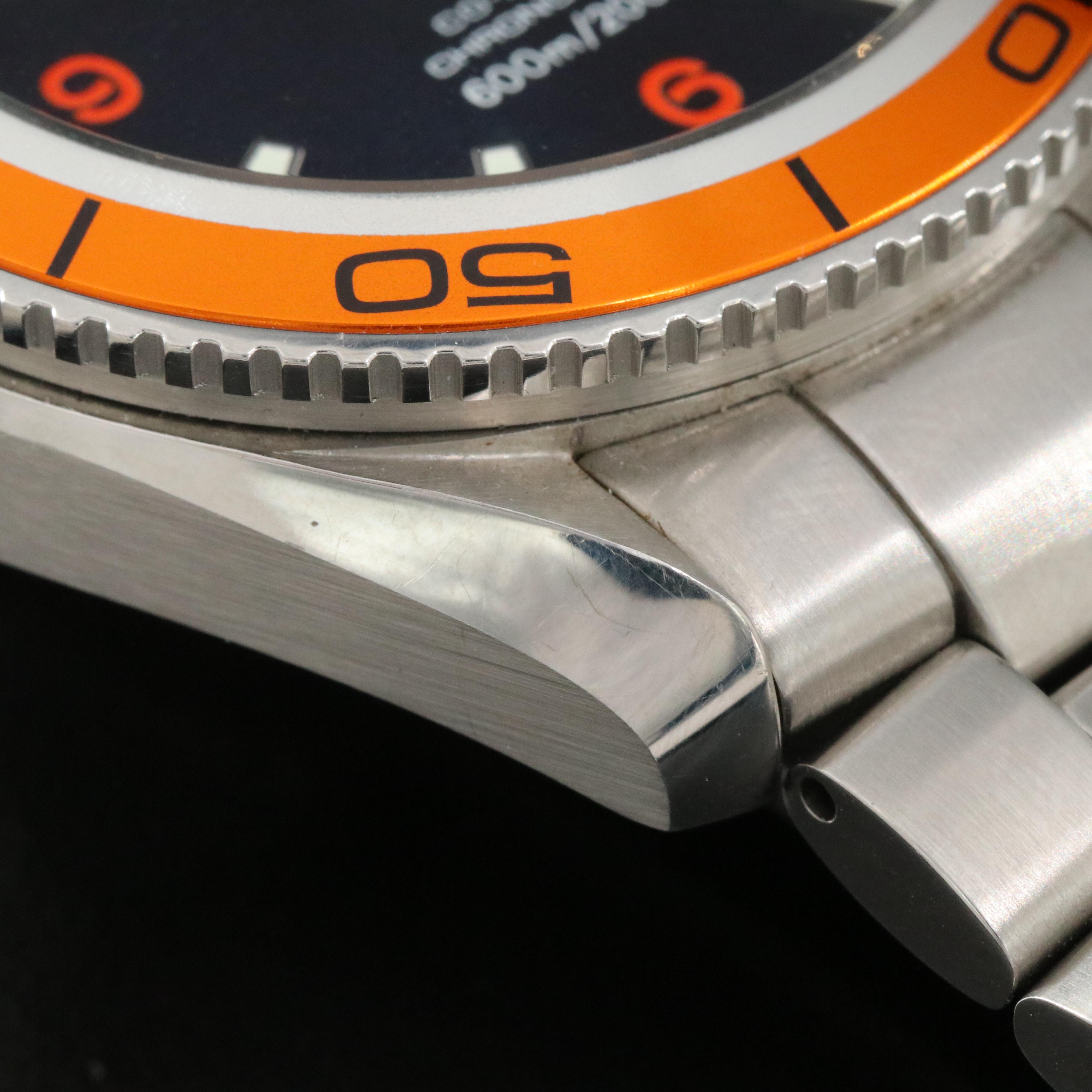 Omega Seamaster Planet Ocean Orange 42 MM Steel Automatic Watch