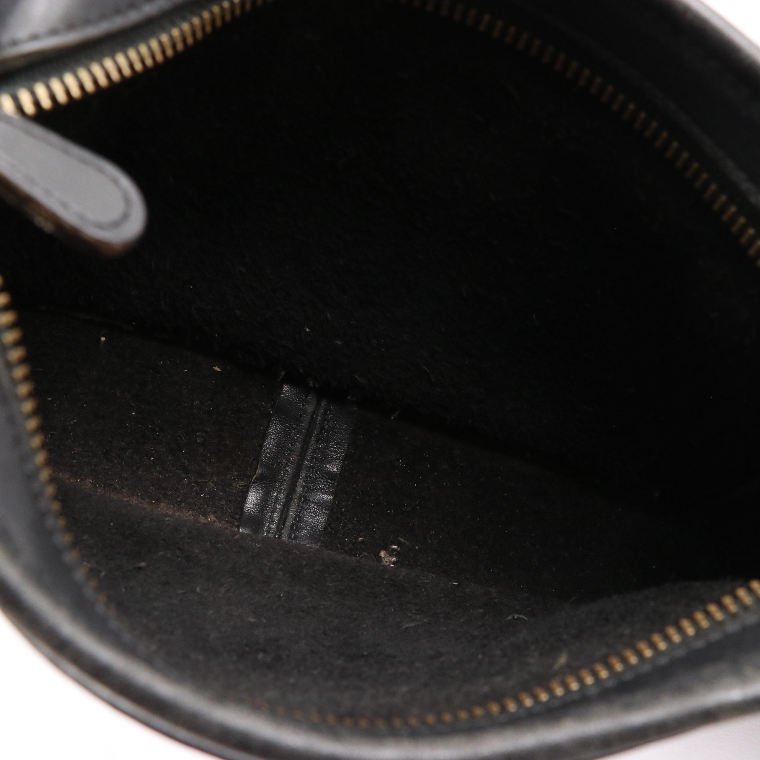 Coach 9925 Carnival Crossbody Bag in Black Glove-Tanned Leather, 1990s