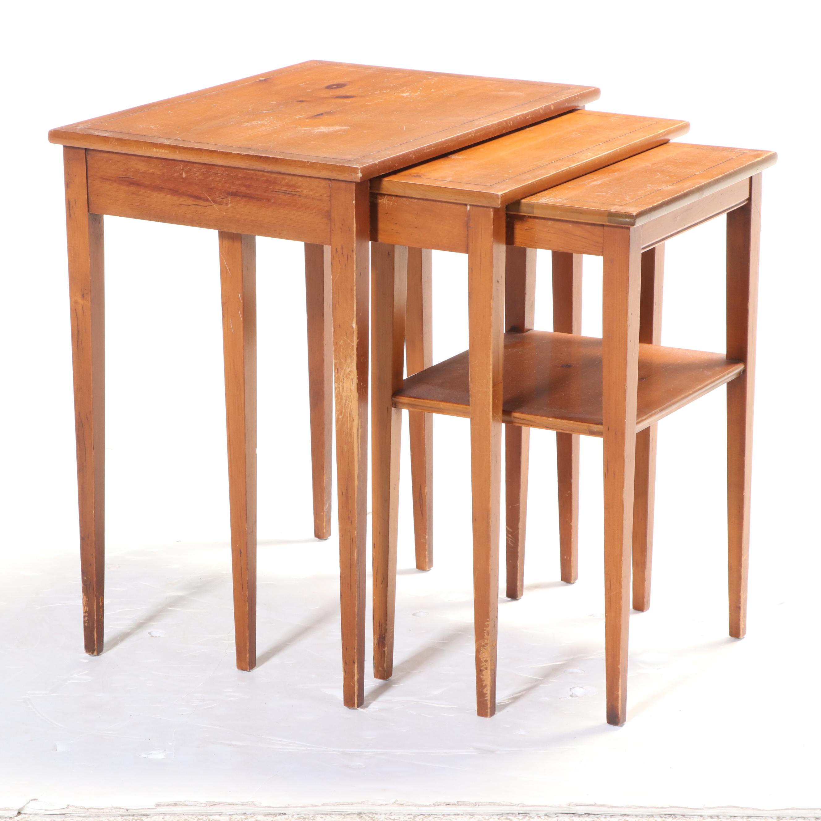 Brandt Mid Century Modern Style Nesting Tables, Mid to Late 20th Century