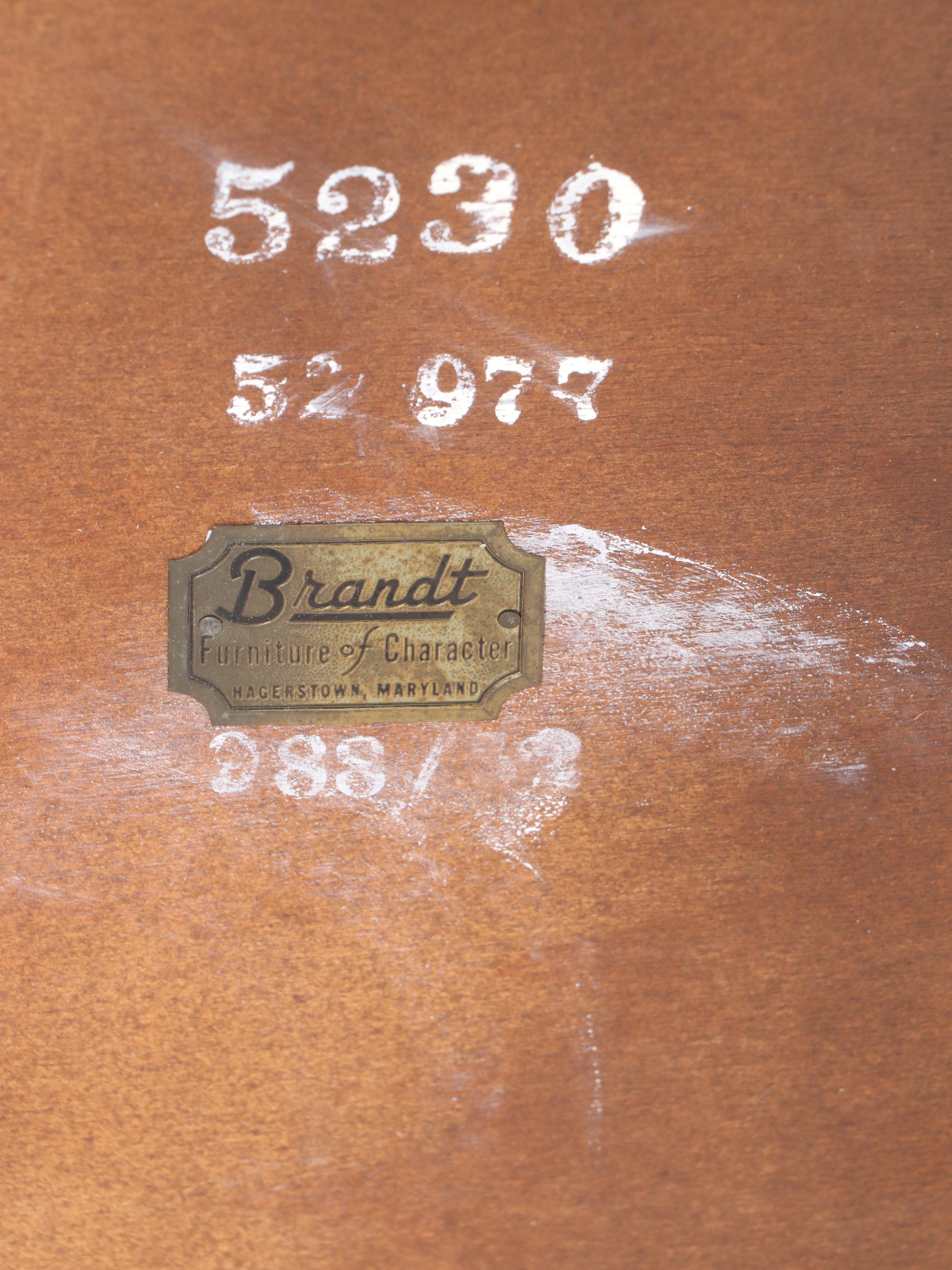 Brandt Mid Century Modern Style Nesting Tables, Mid to Late 20th Century