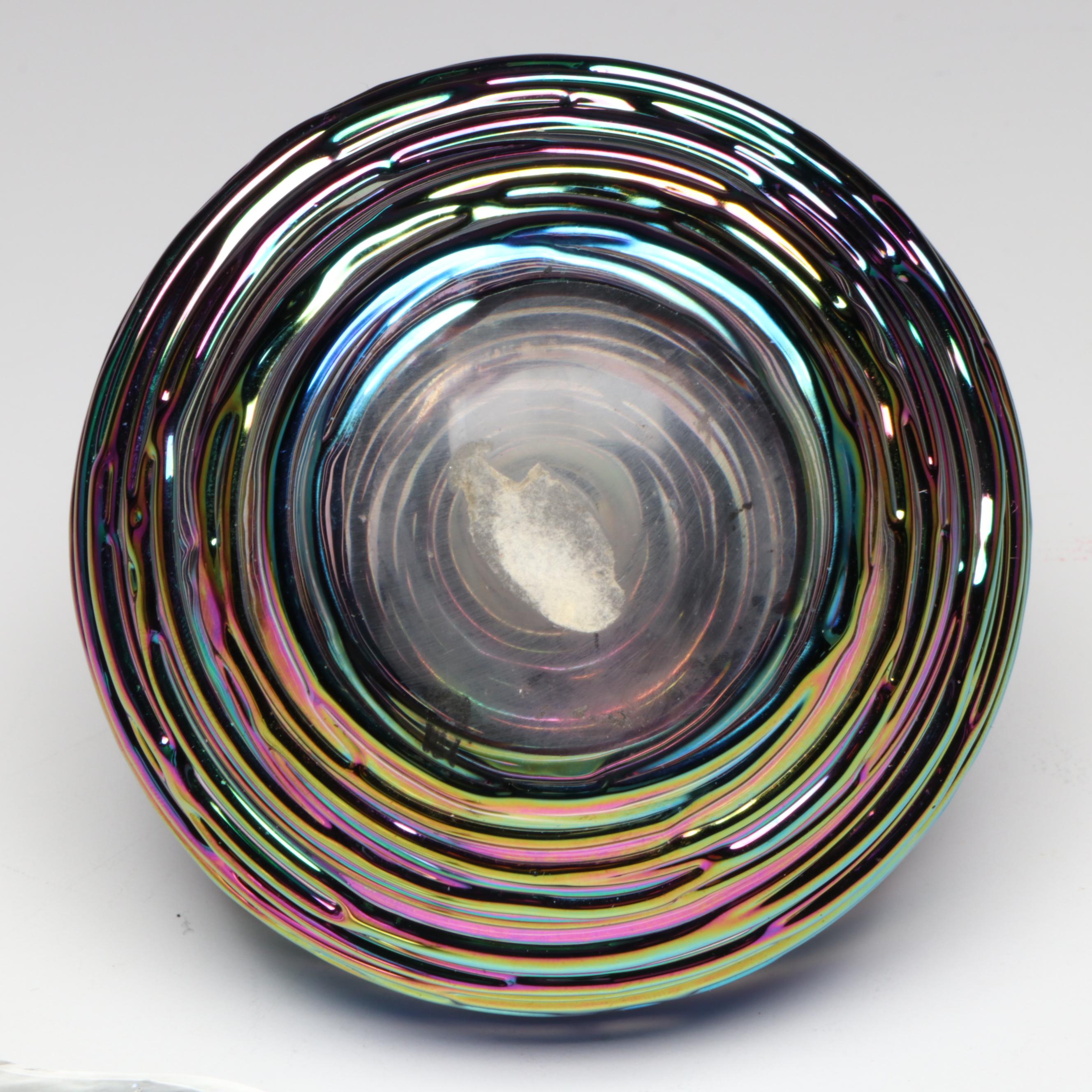 Art Nouveau Style Gilt Metal Jewelry Casket with Other Glass Perfume Bottles