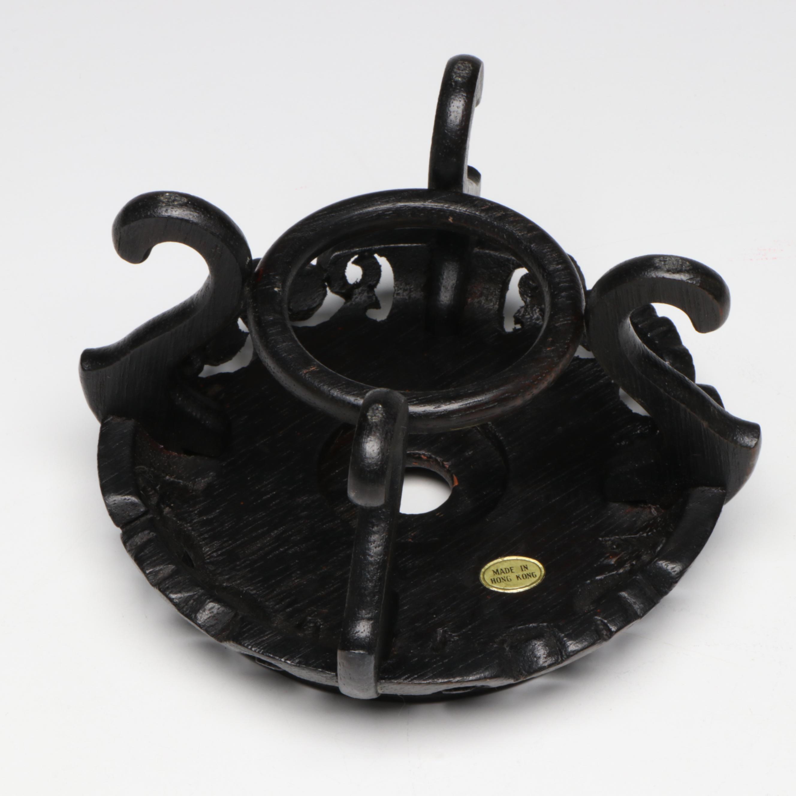 Chinese Porcelain Ginger Jar with Celadon Glazed Porcelain Vase