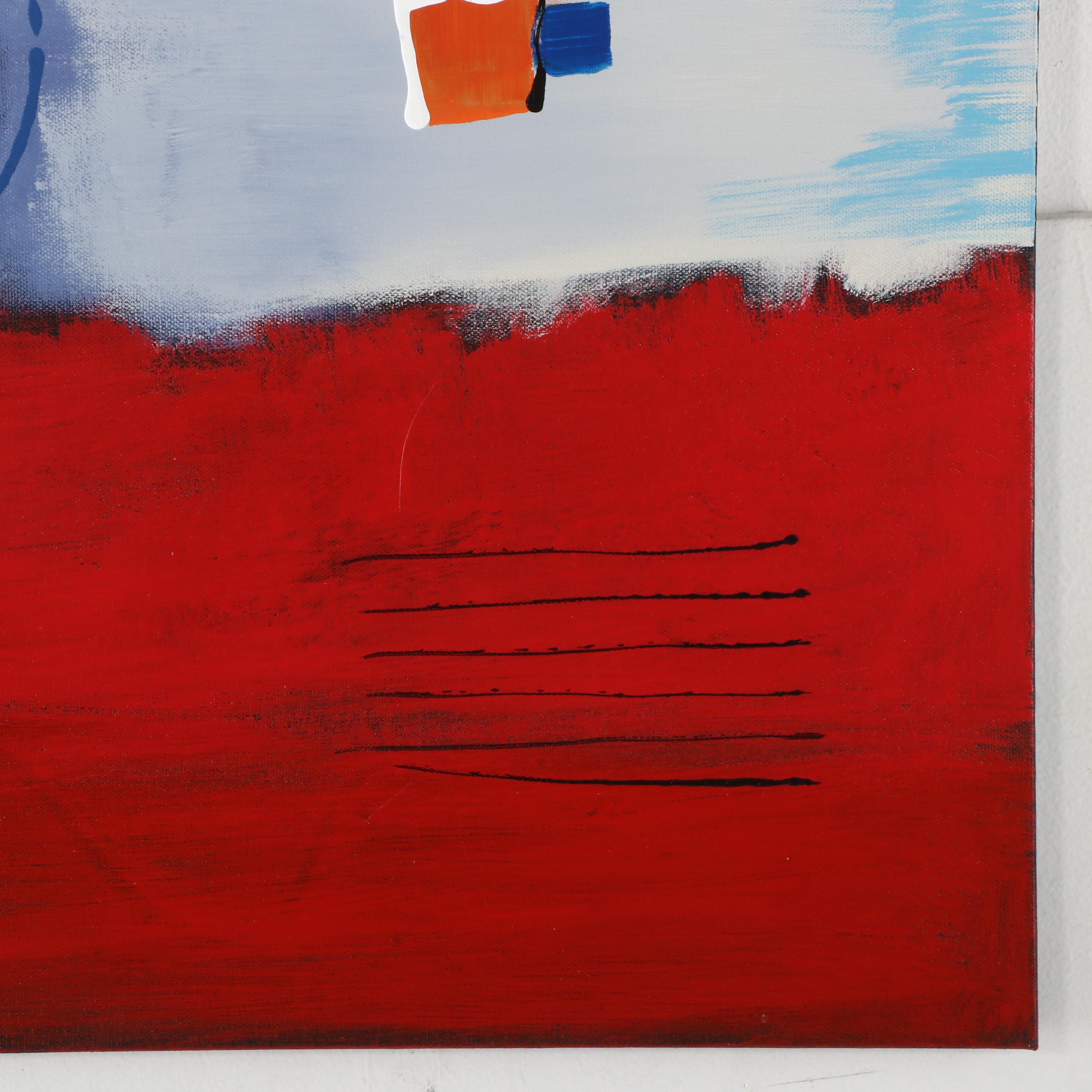 Neville Shenton Abstract Acrylic Painting, 21st Century