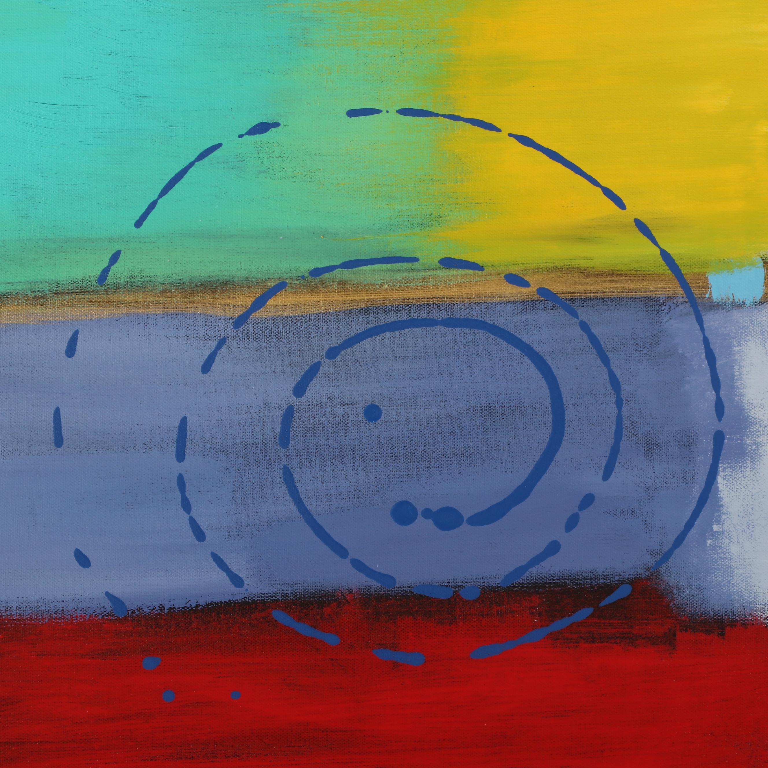 Neville Shenton Abstract Acrylic Painting, 21st Century