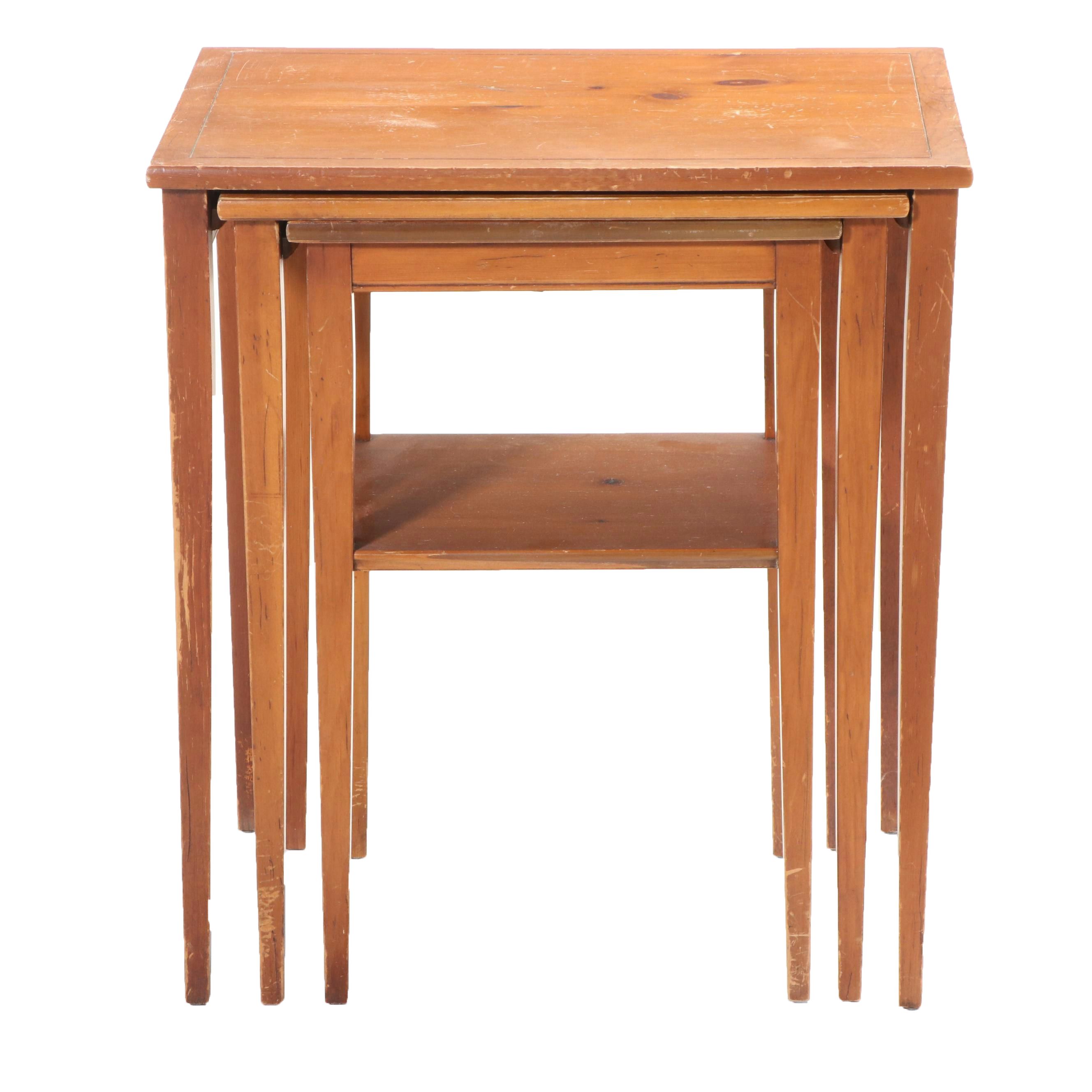 Brandt Mid Century Modern Style Nesting Tables, Mid to Late 20th Century