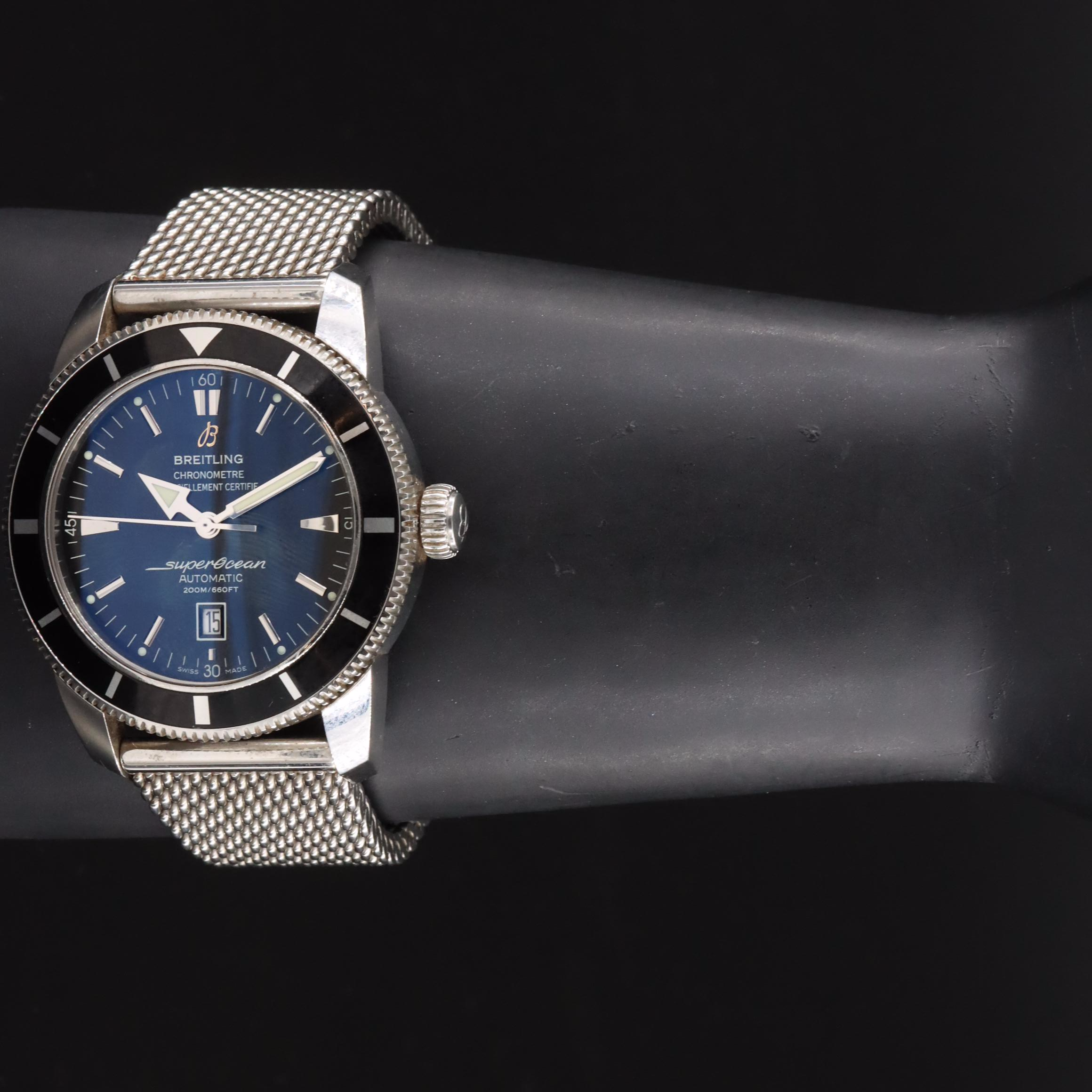 Breitling Superocean Heritage A1732024 Black Steel Automatic Watch