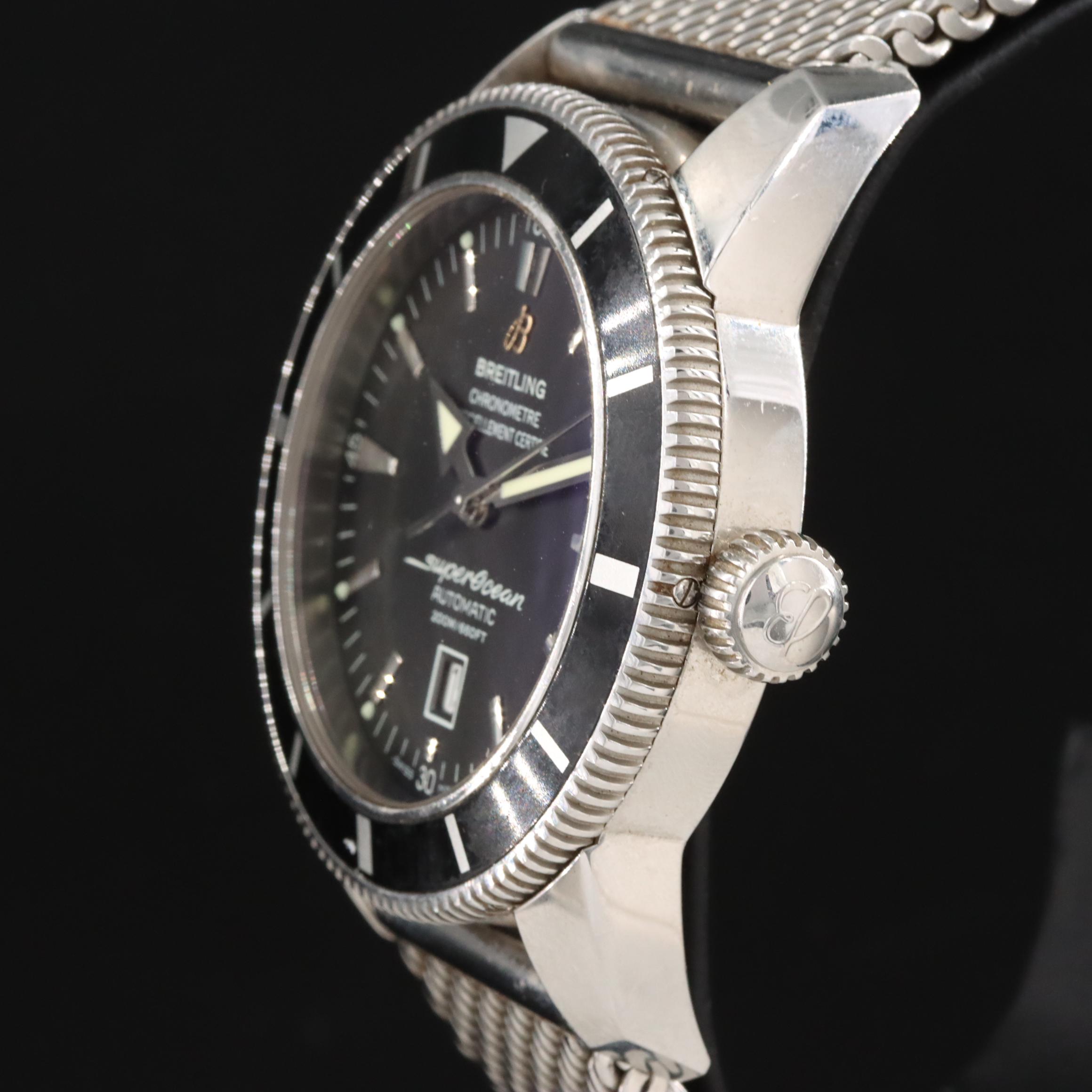 Breitling Superocean Heritage A1732024 Black Steel Automatic Watch