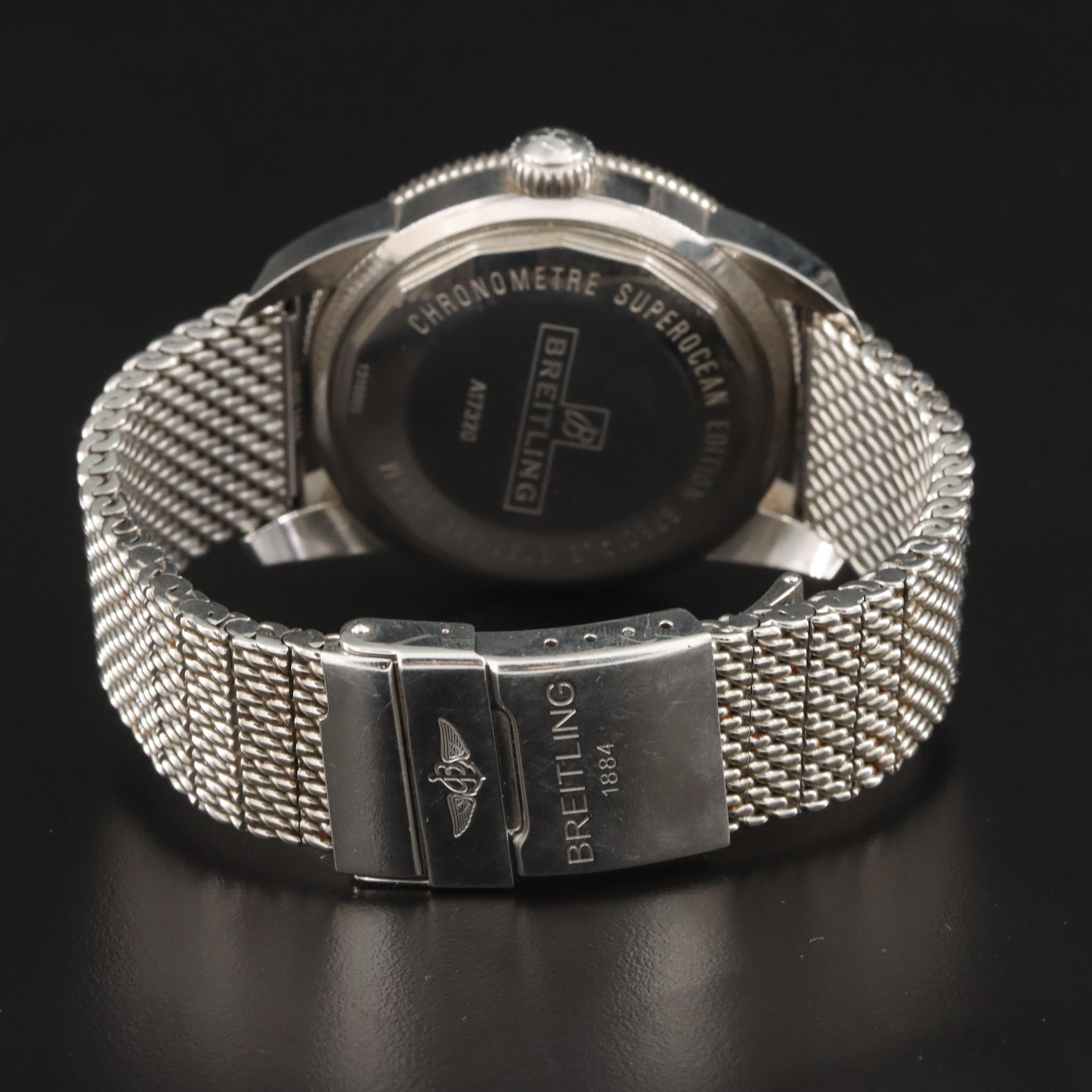 Breitling Superocean Heritage A1732024 Black Steel Automatic Watch