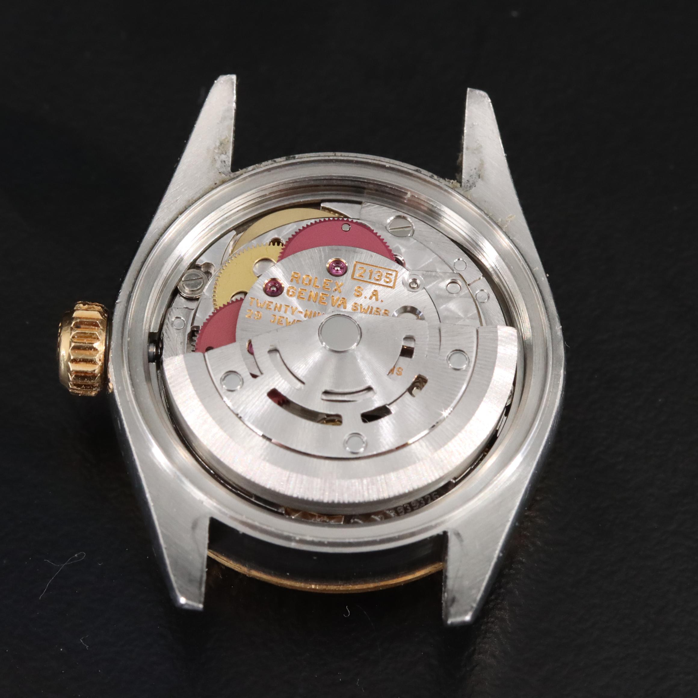 1997 Rolex 18K and Stainless Steel Datejust Watch